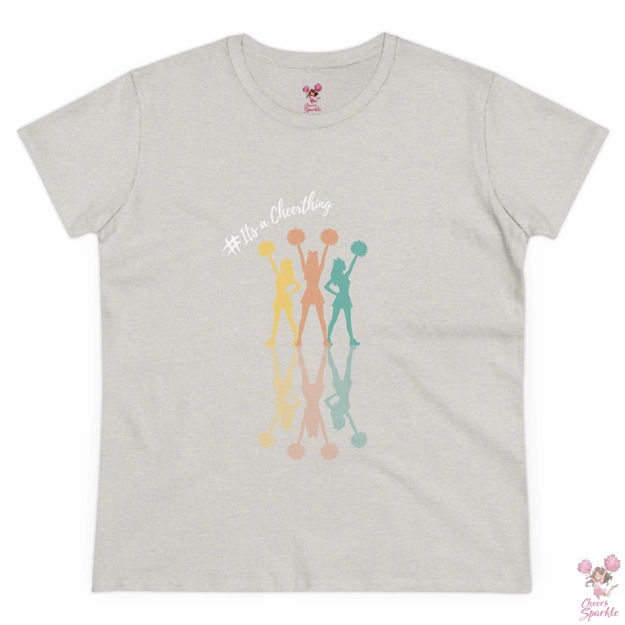 Cheerleader Silhouette T-Shirt"#Its a Cheerthing" - Cheers and Sparkle
