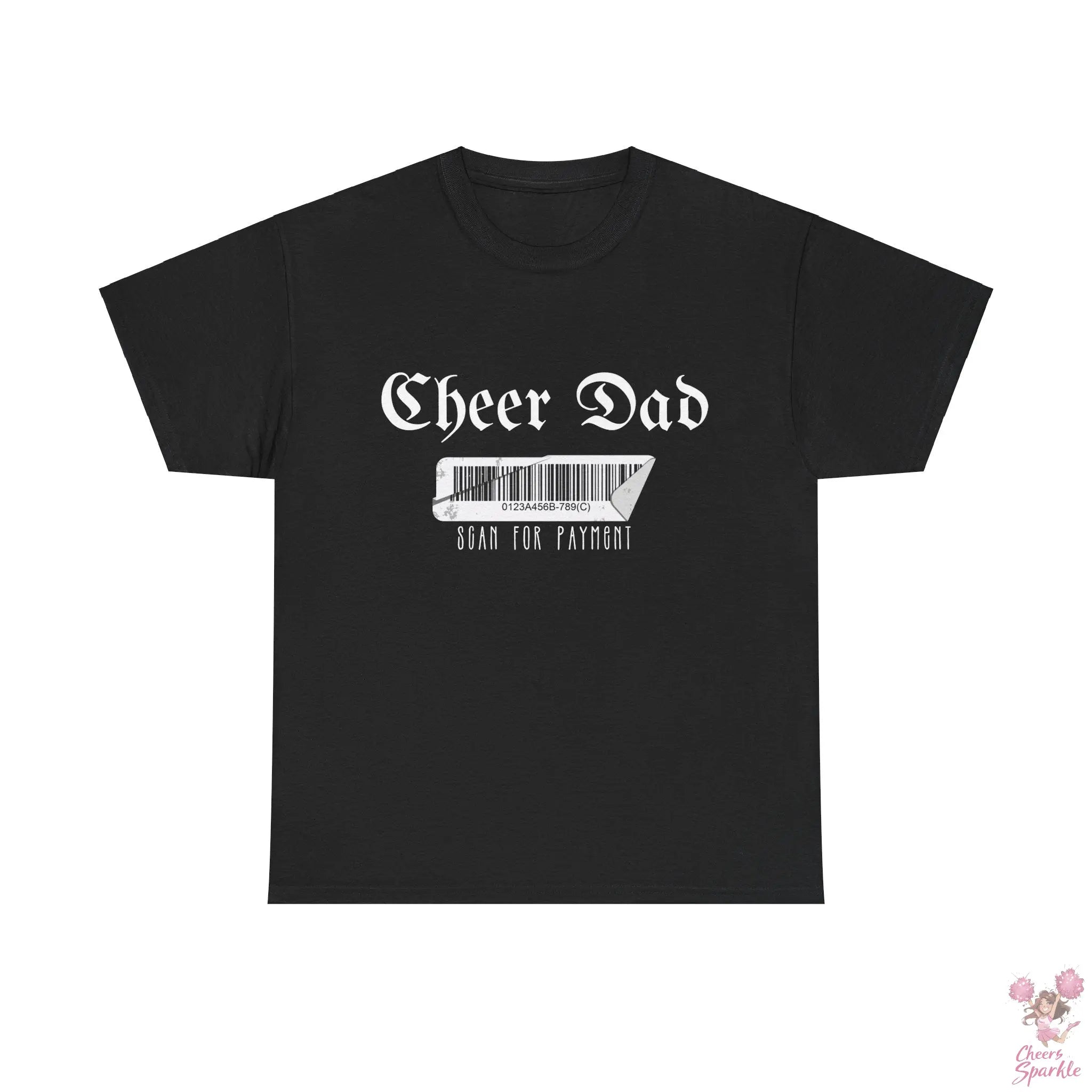 Cheer Dad Heavy Cotton T-Shirt Printify