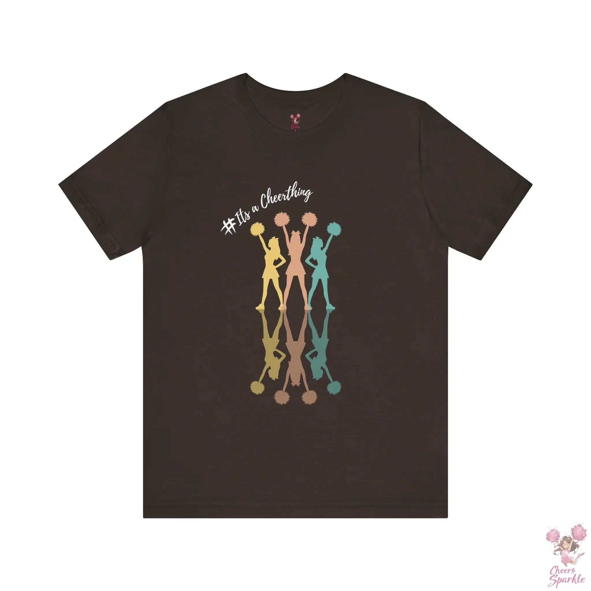 Cheerleader Silhouettes T-Shirt"#Its a Cheerthing" Cheers and Sparkle