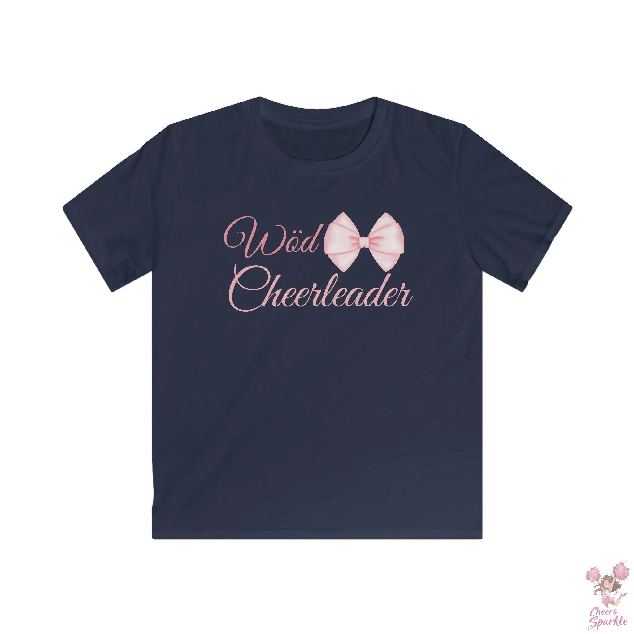 Mädchen Cheerleader T-Shirt Cheers and Sparkle