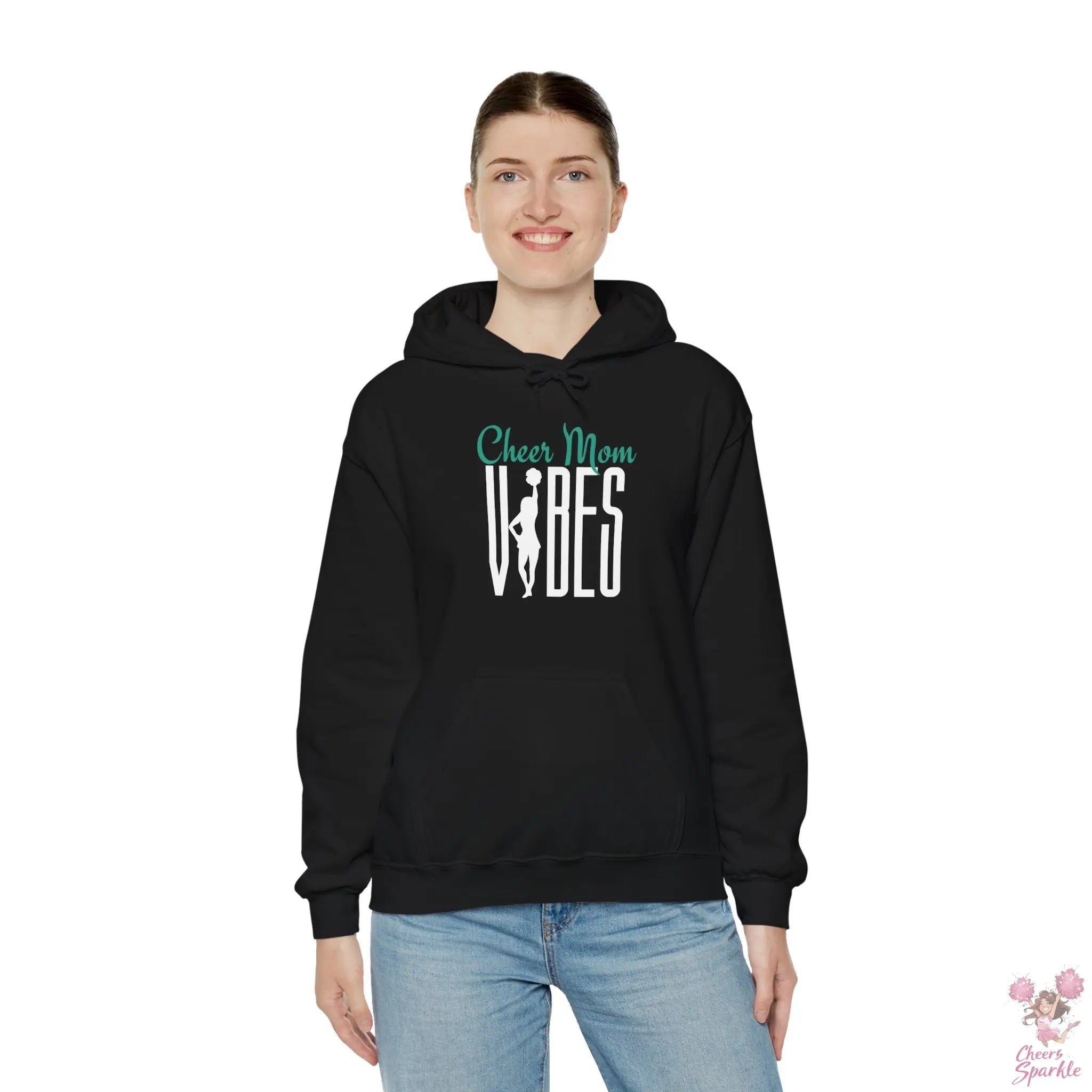 Hoodie „Cheer Mom Vibes“ Printify