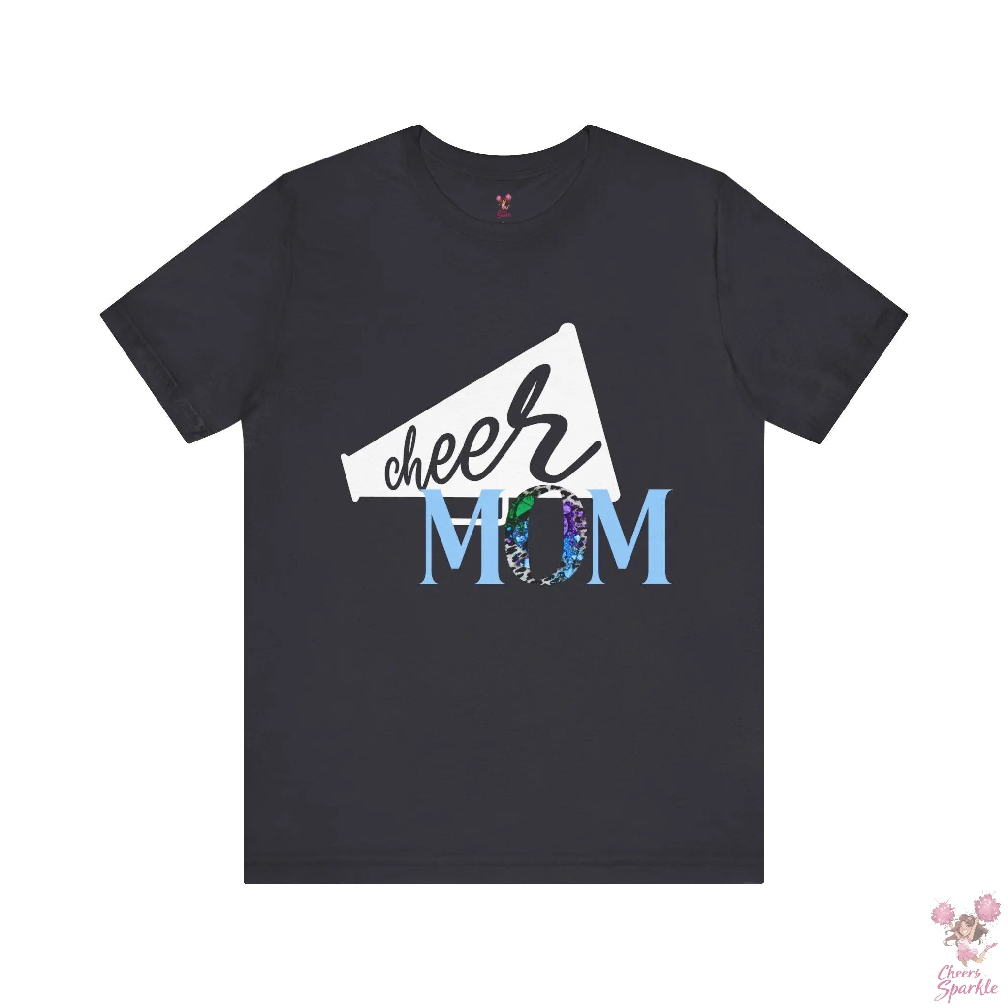 Cheer Mom T-Shirt V-Neck Cheers and Sparkle