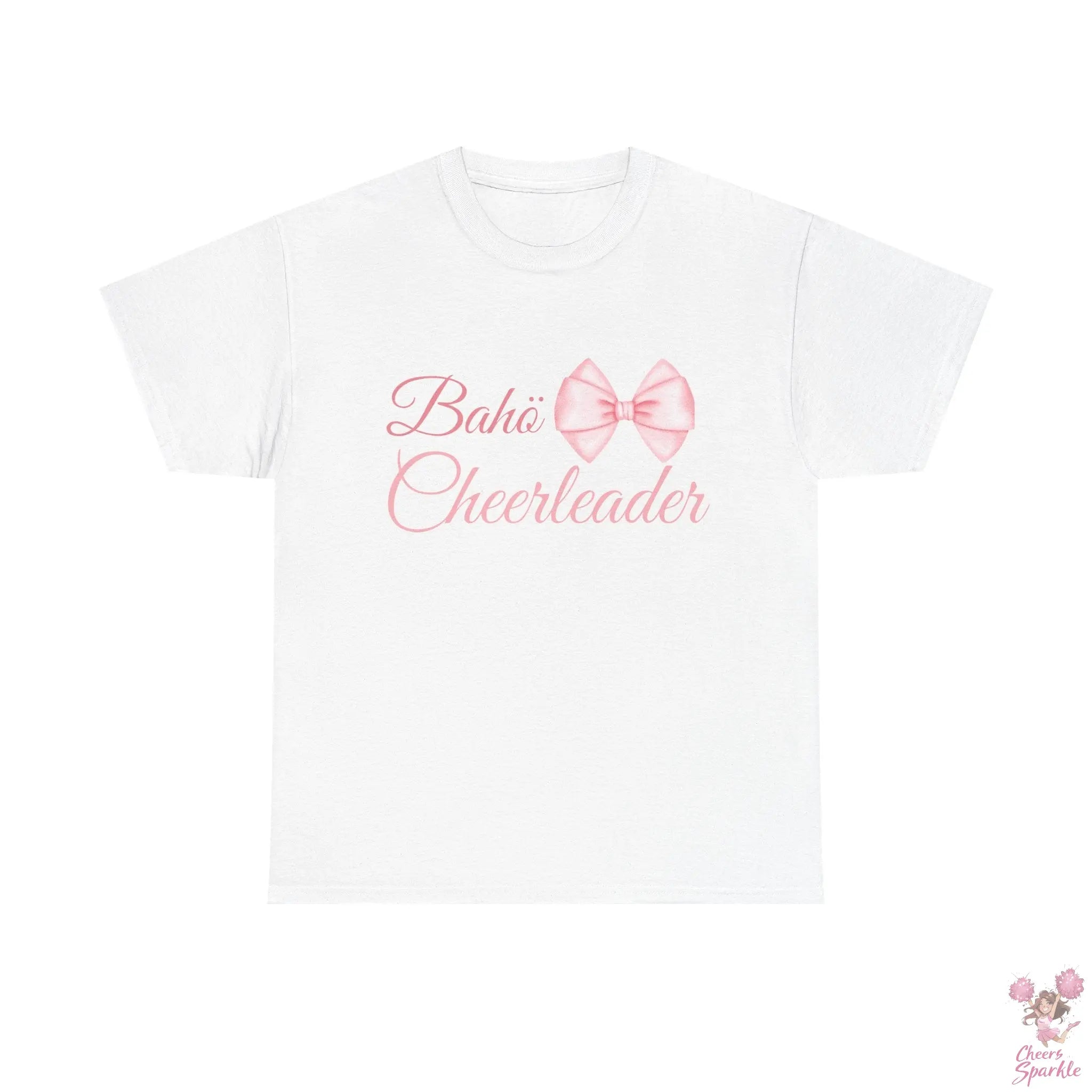 Cheerleader T-Shirt mit Schleifen-Design Printify