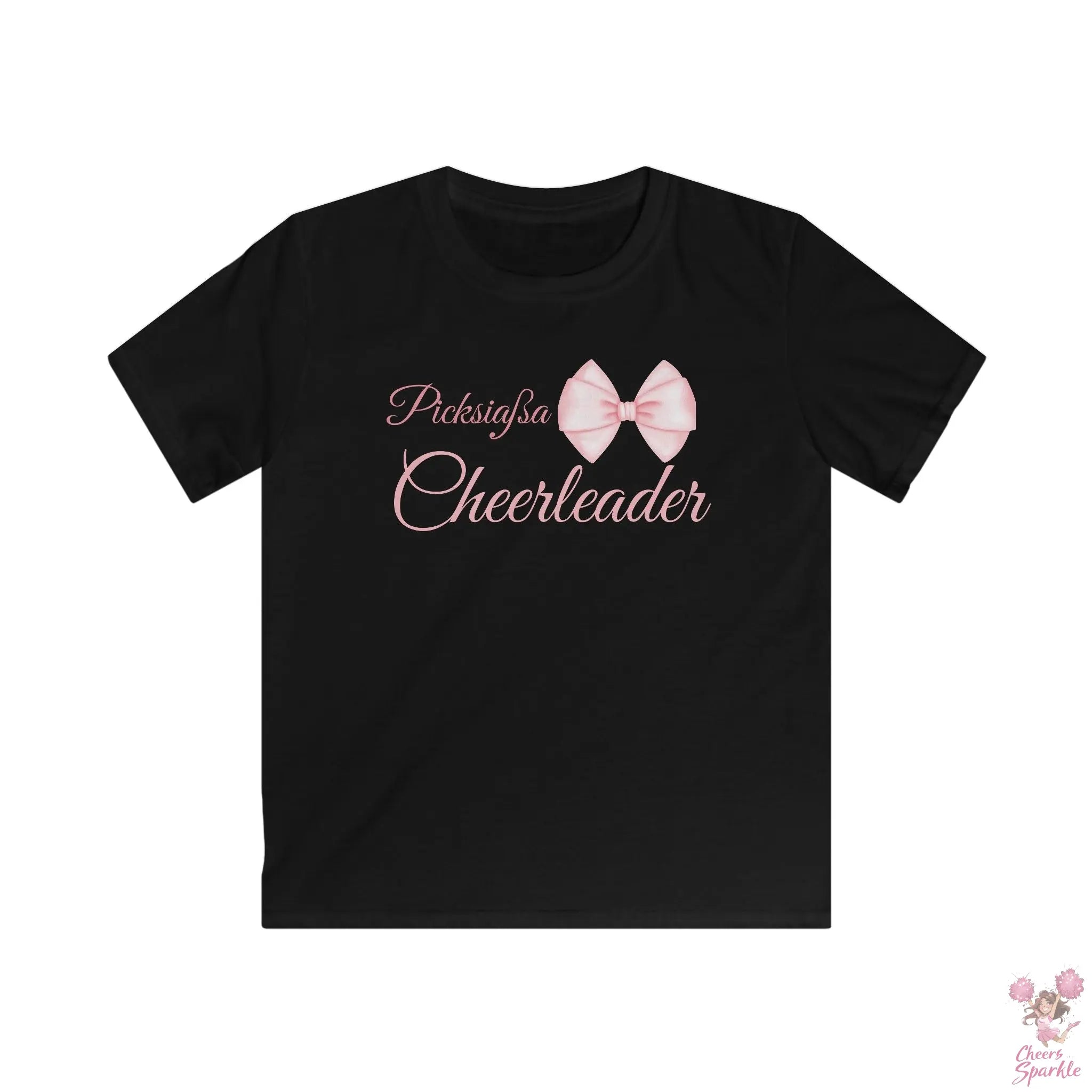 Mädchen Cheerleader T-Shirt Cheers and Sparkle
