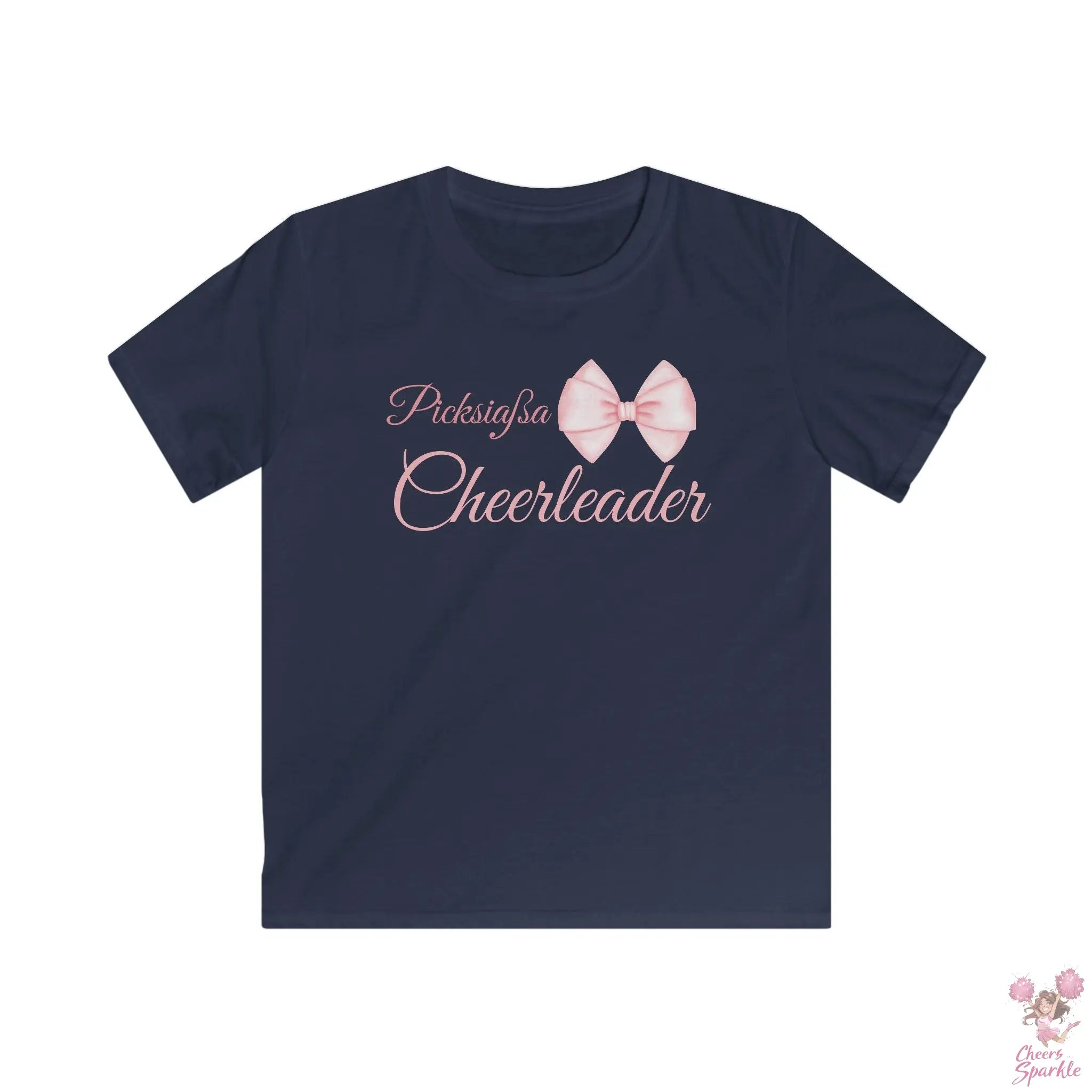 Mädchen Cheerleader T-Shirt Cheers and Sparkle