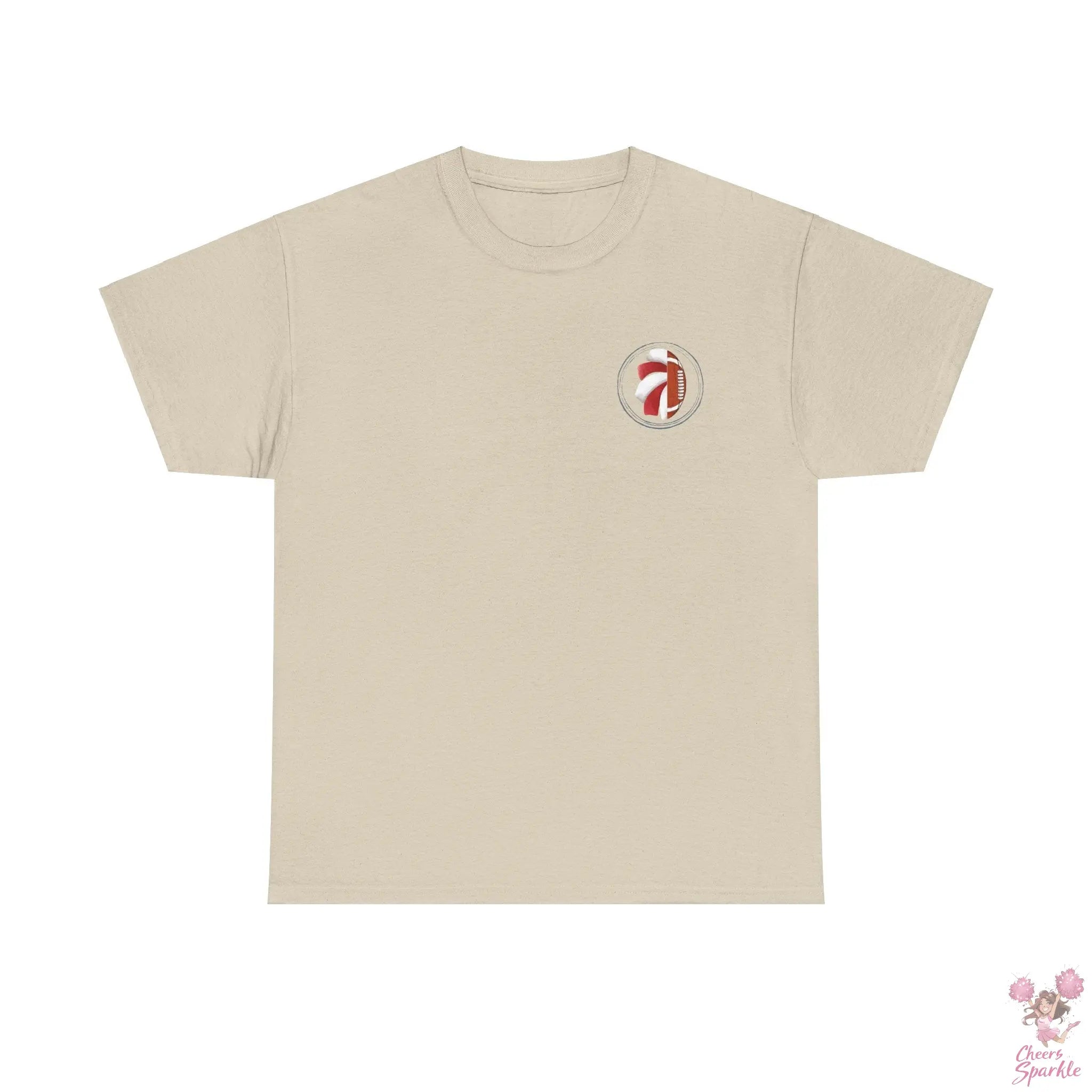 Fan Mom-T-Shirt – „I Cheer for both Teams“ - Cheers and Sparkle