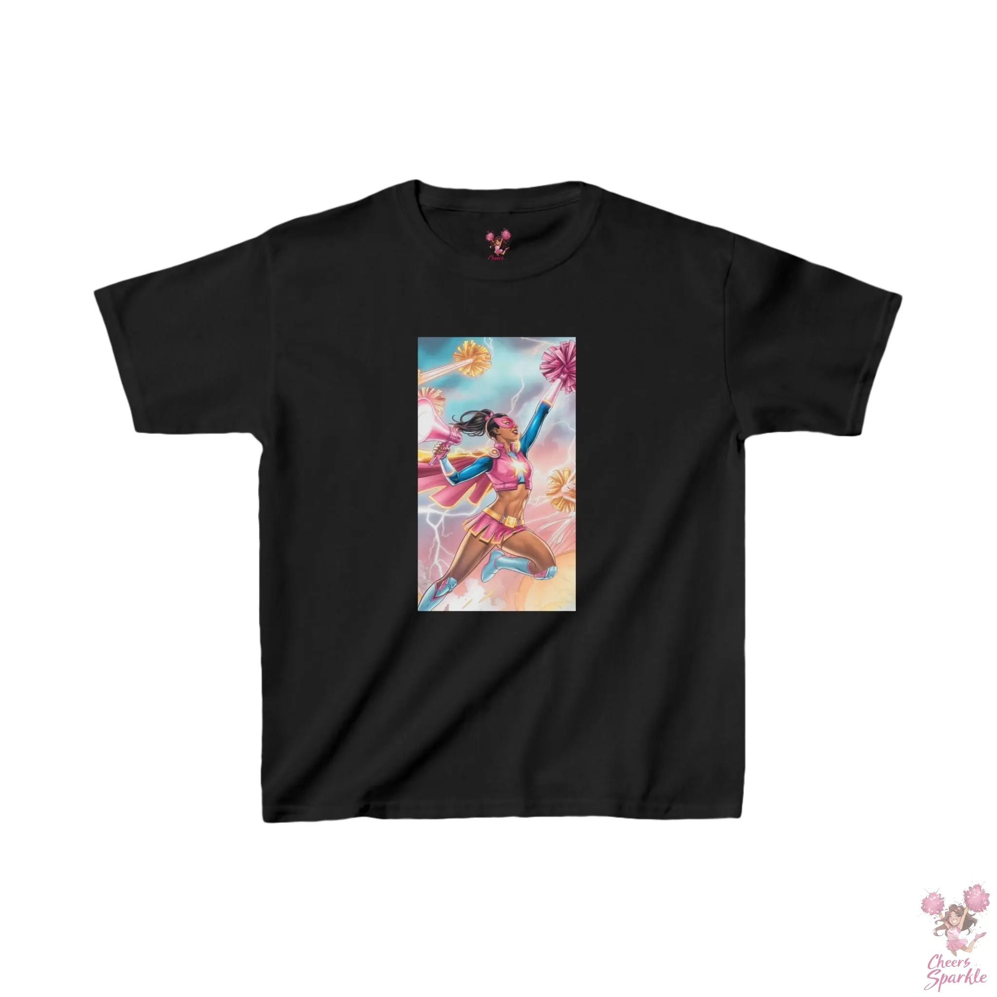 Superhelden Kinder T-Shirt Cheers and Sparkle