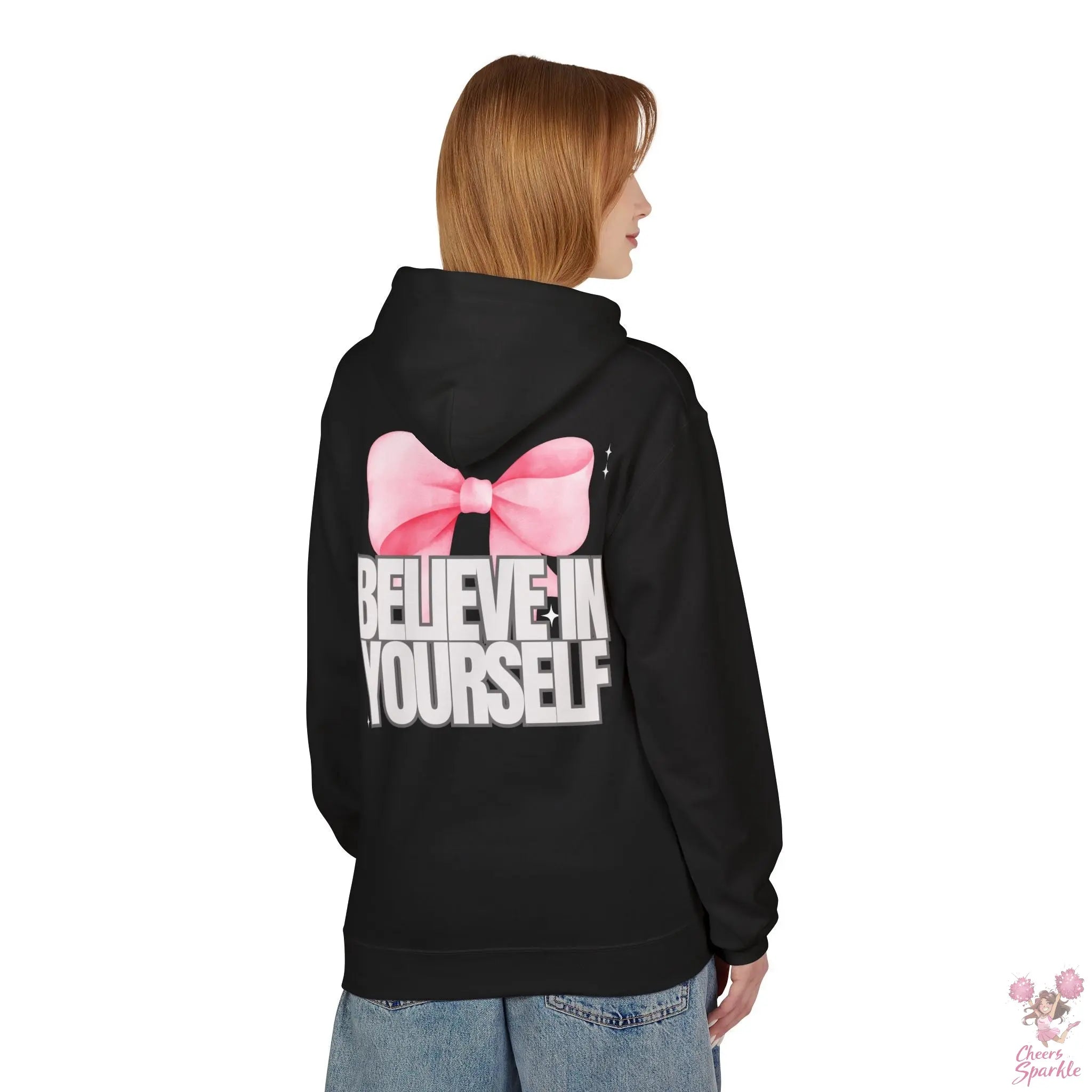 Hoddie "Believe in Yourself" mit Schleifenmotiv Cheers and Sparkle