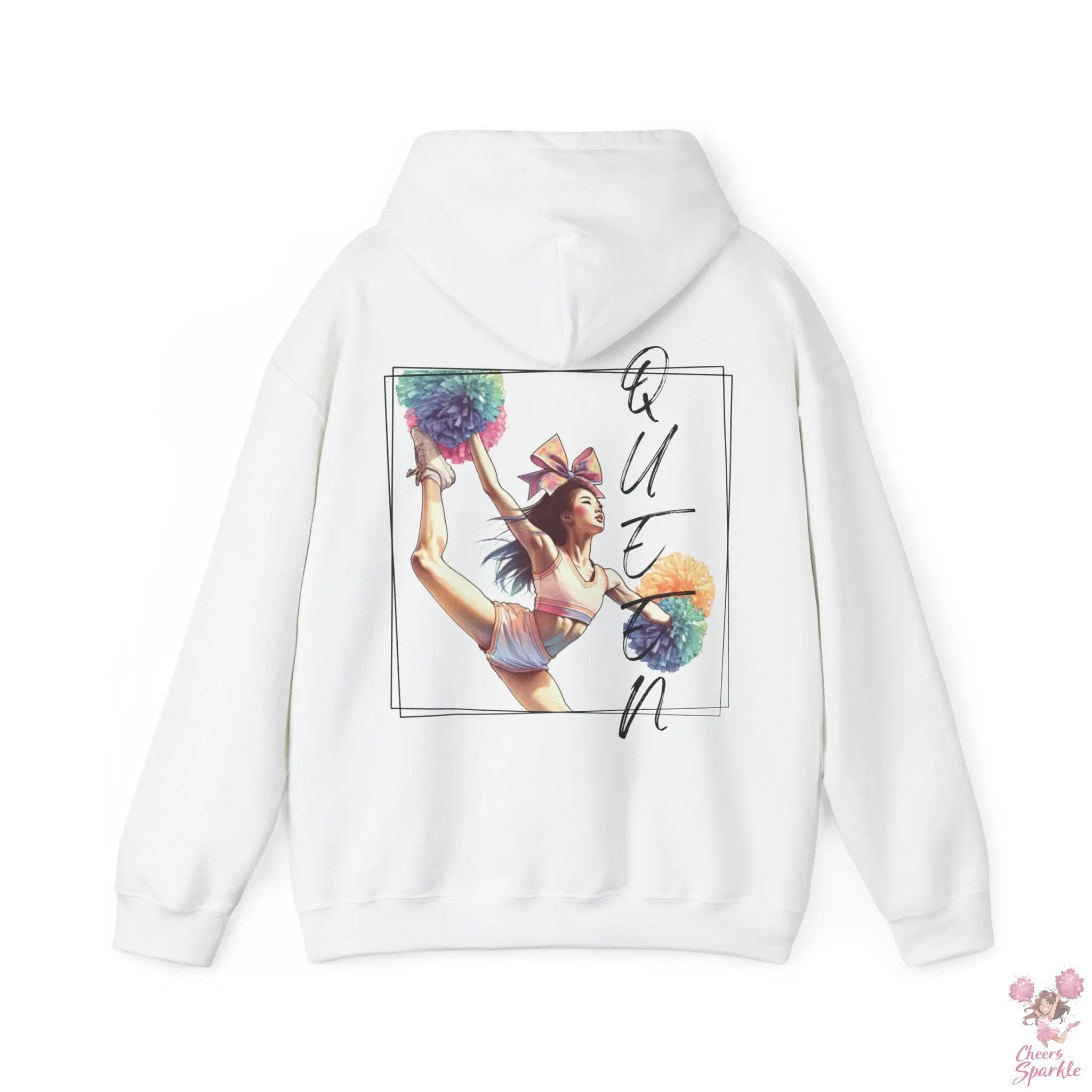 Stylische Cheerleader-Hoodie Cheers and Sparkle
