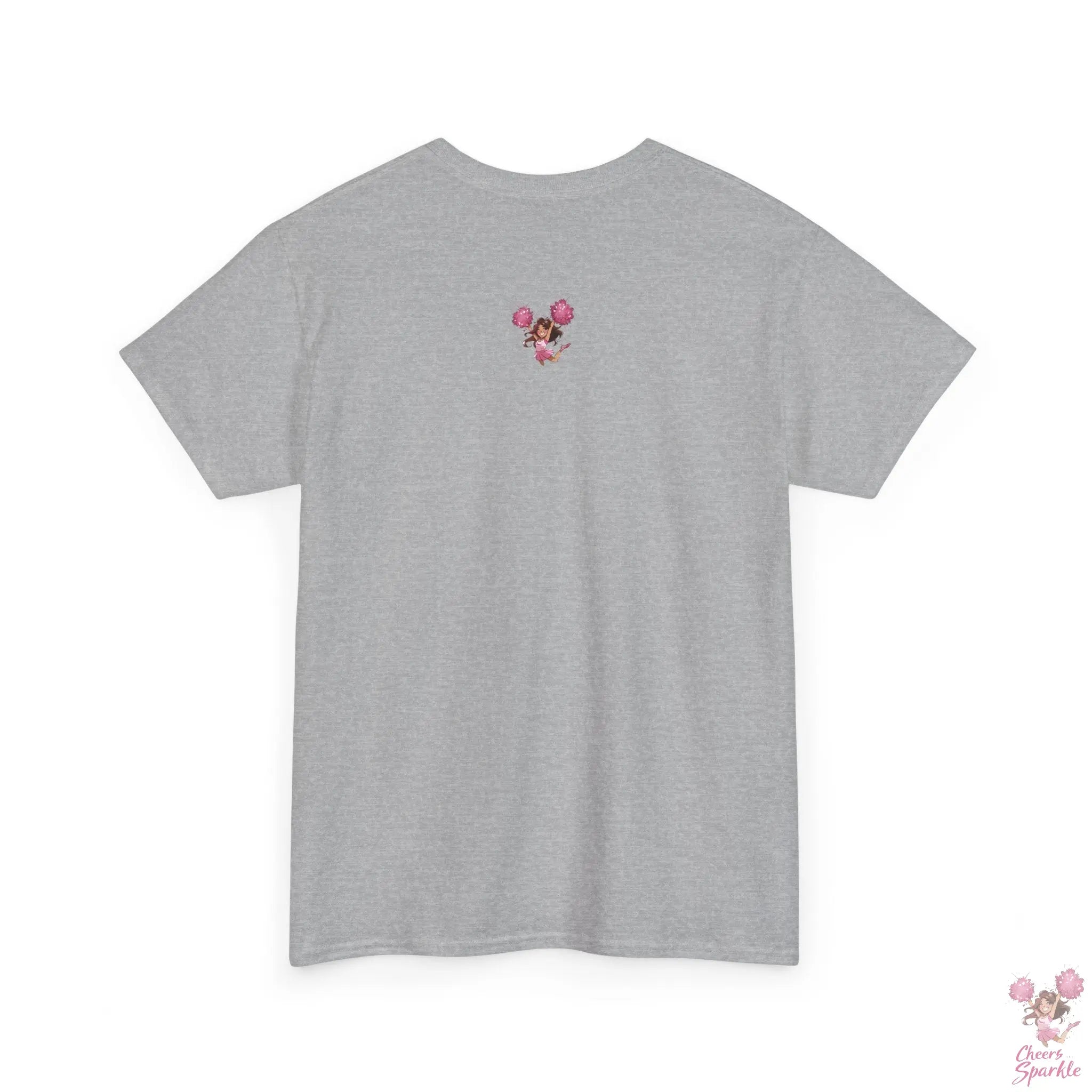 Heavy Cotton T-Shirt „Cheer is Life“ Cheers and Sparkle