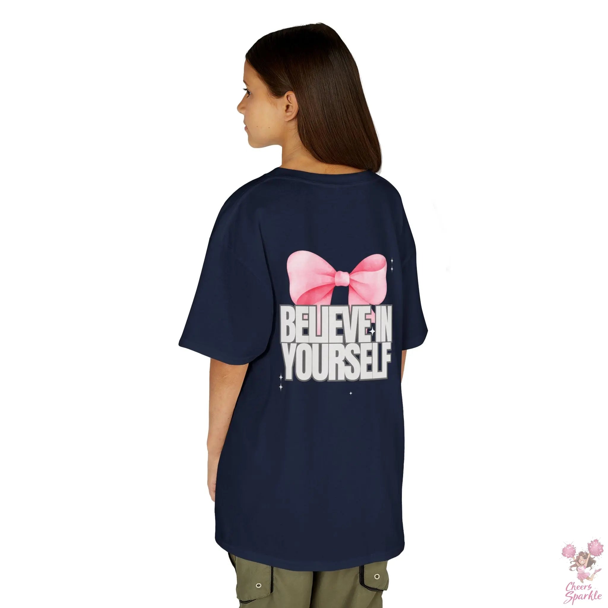 Kinder T-Shirt "Believe in Yourself" Printify