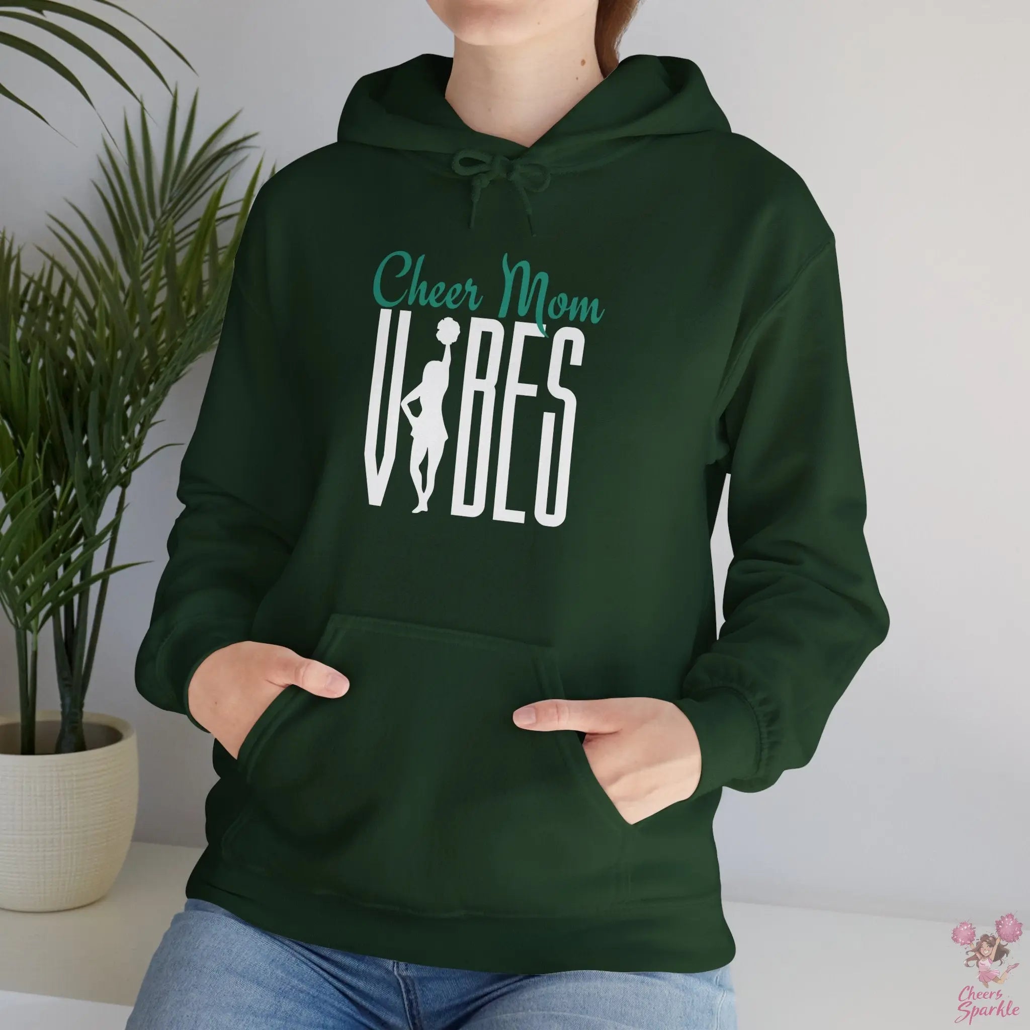 Hoodie „Cheer Mom Vibes“ Printify