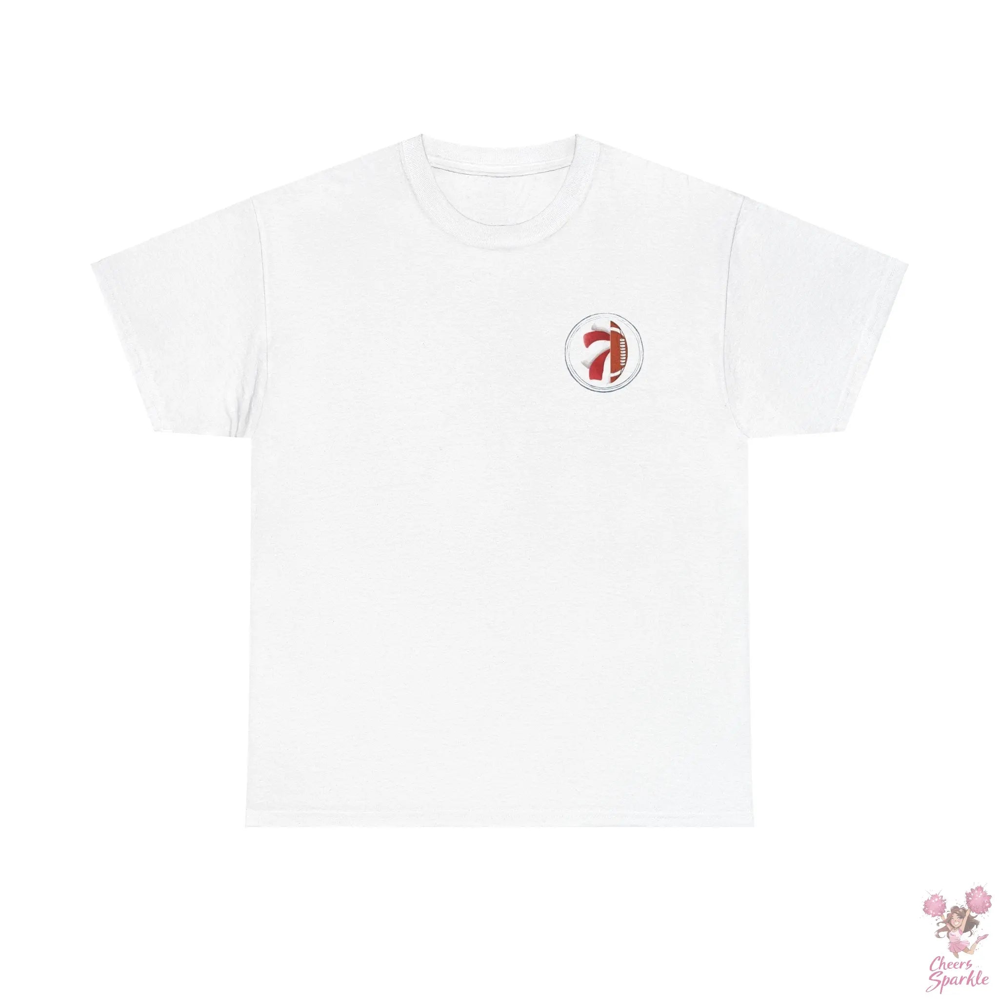 Fan Mom-T-Shirt – „I Cheer for both Teams“ - Cheers and Sparkle