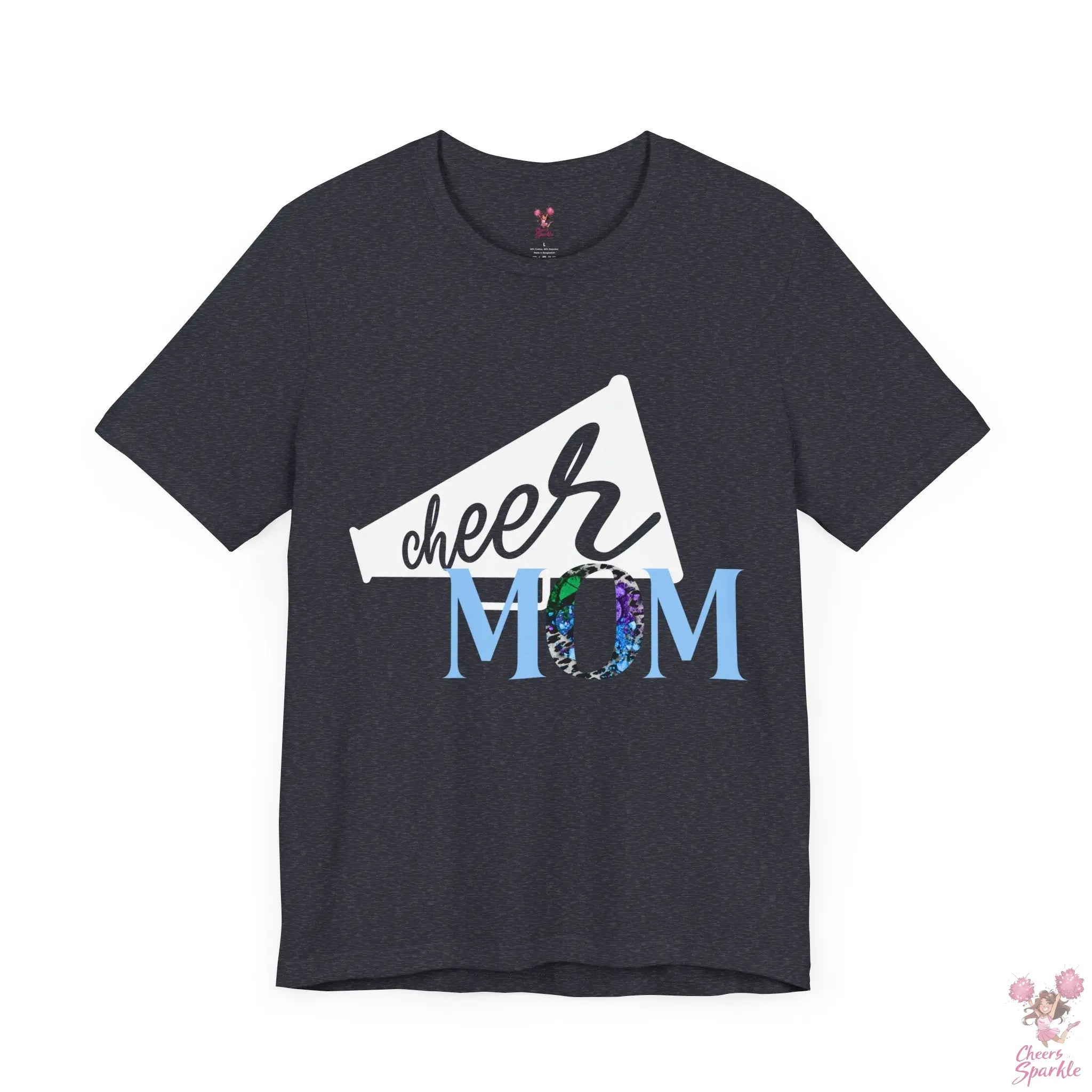 Cheer Mom T-Shirt V-Neck Cheers and Sparkle