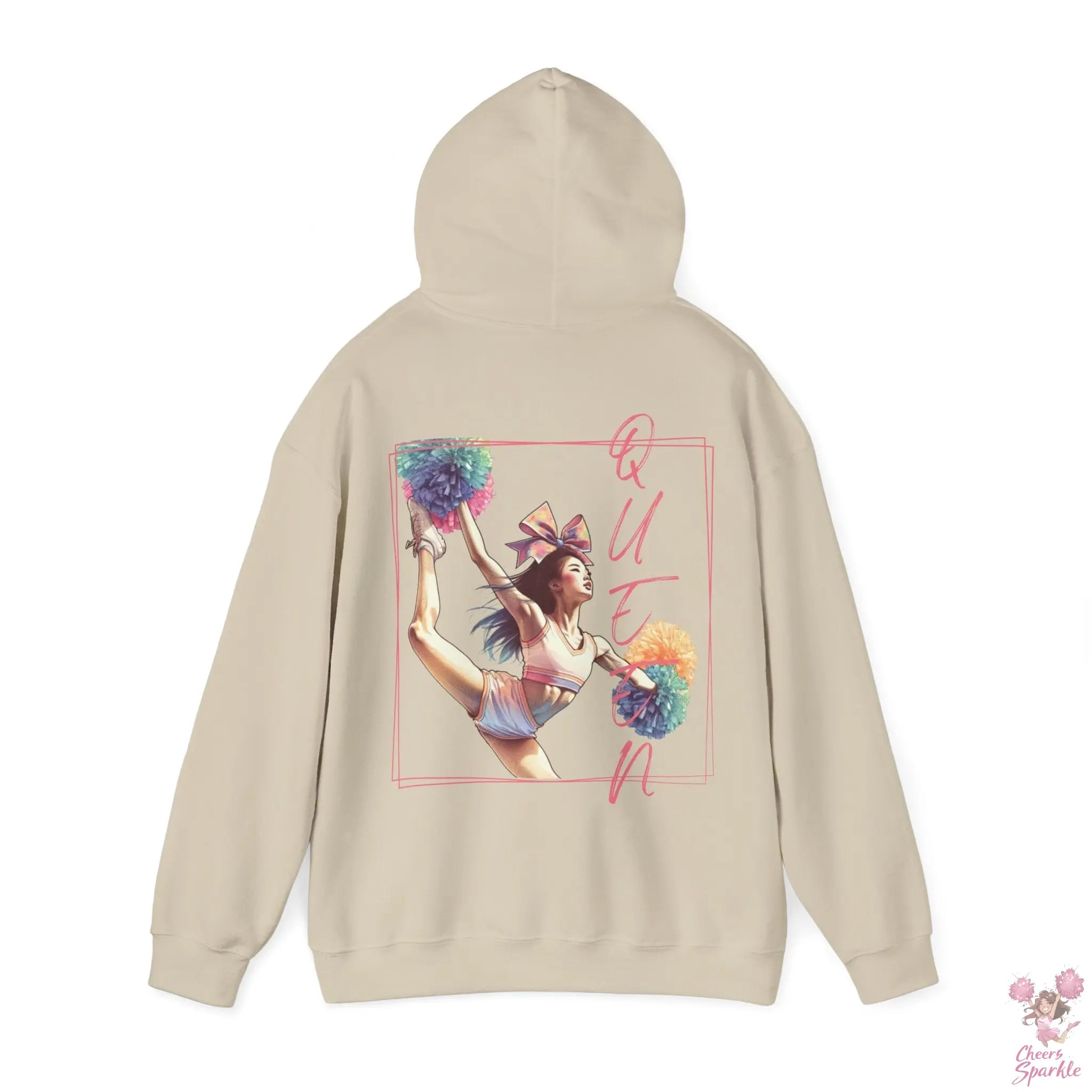 Stylische Cheerleader-Hoodie Cheers and Sparkle