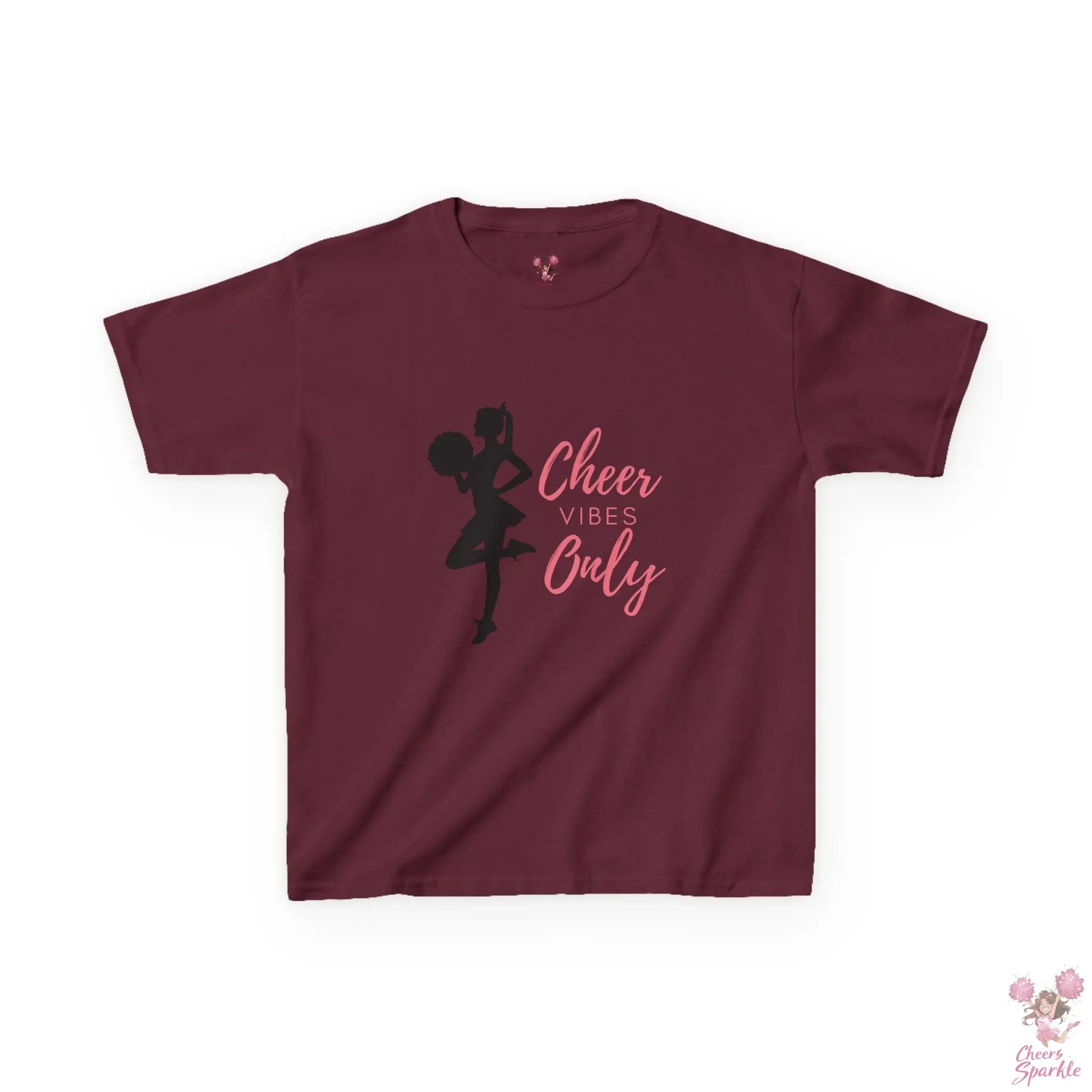 Kids "Cheer Vibes Only" T-Shirt Printify