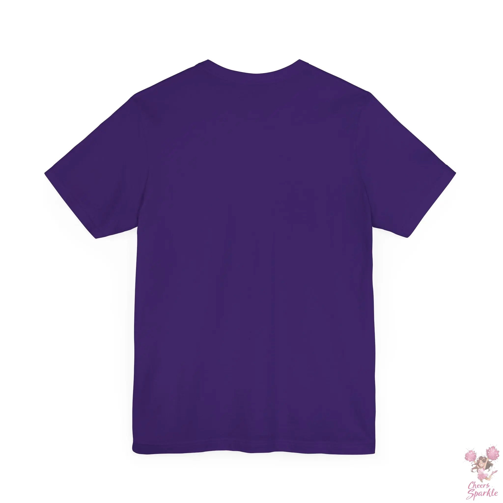 Dynamisches 3D-Cheerleader-Motiv T-Shirt Cheers and Sparkle