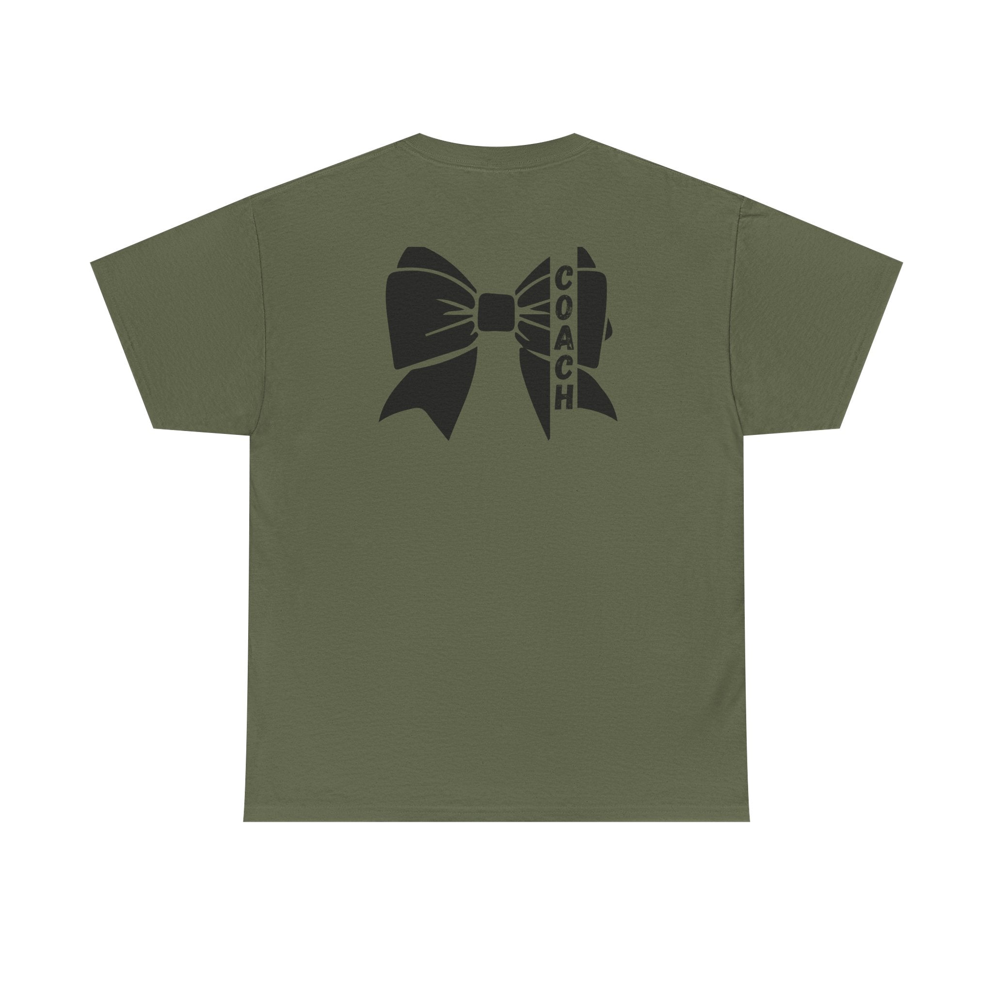 Cheer Coach T-Shirt mit Schwarzer Bow