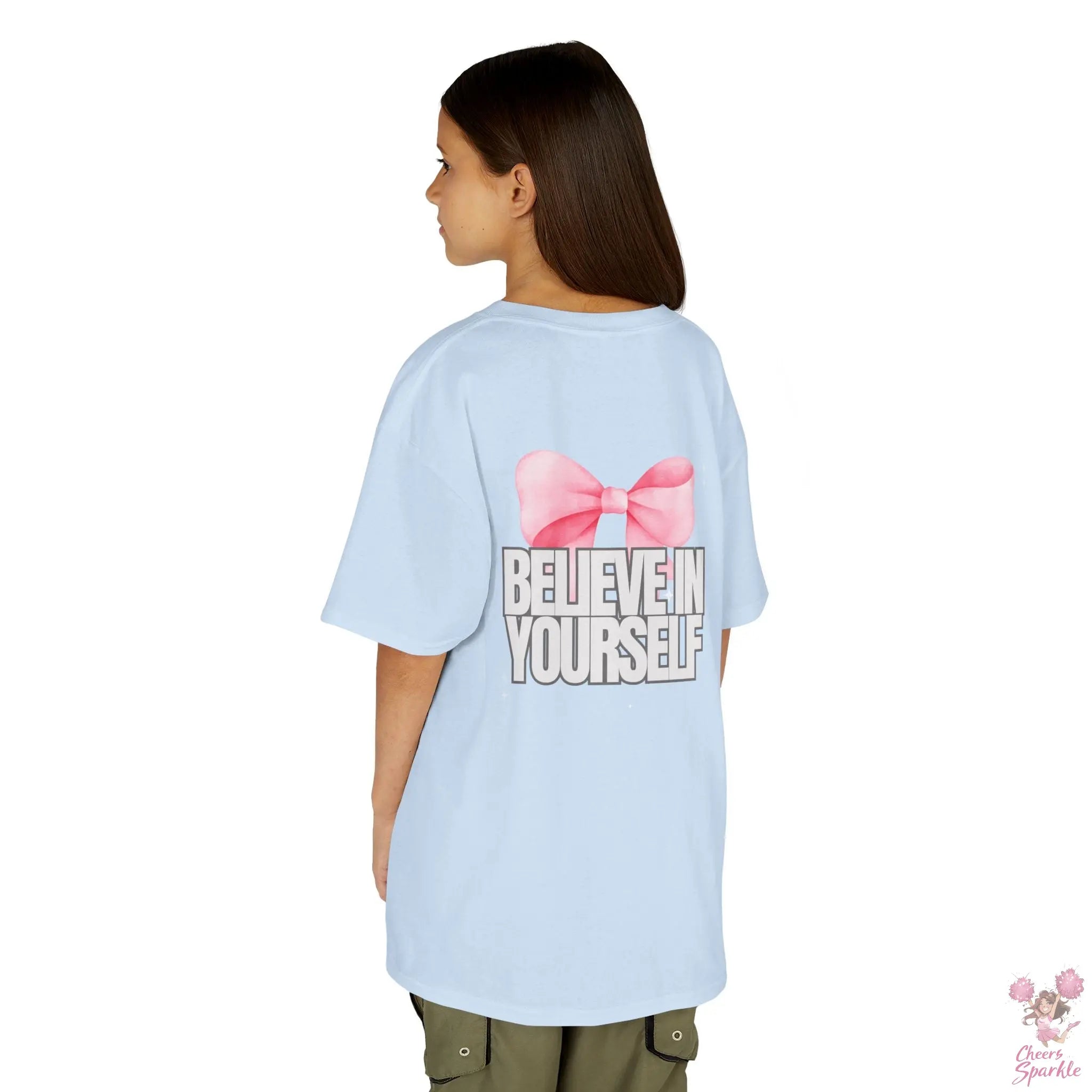 Kinder T-Shirt "Believe in Yourself" Cheers and Sparkle