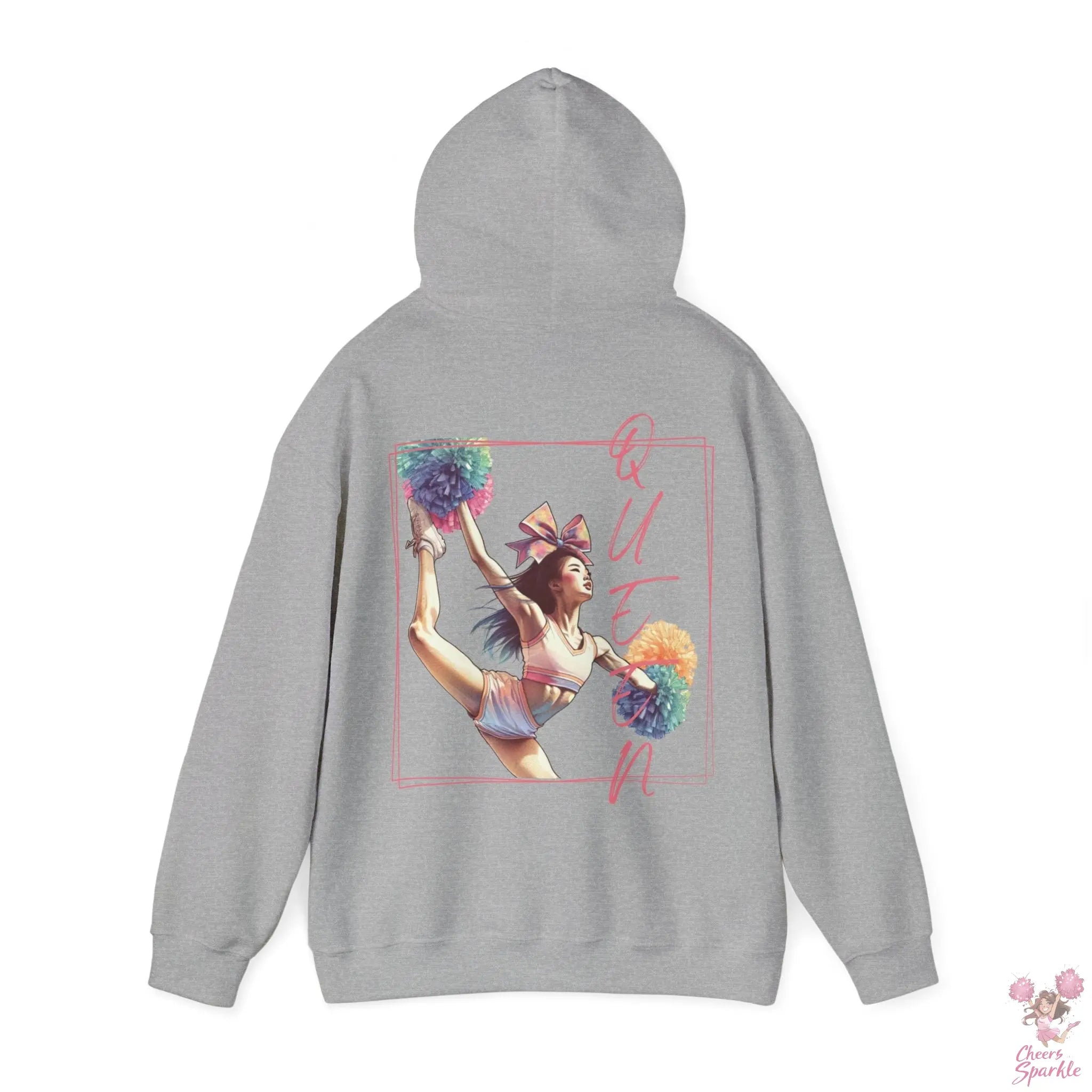 Stylische Cheerleader-Hoodie Cheers and Sparkle
