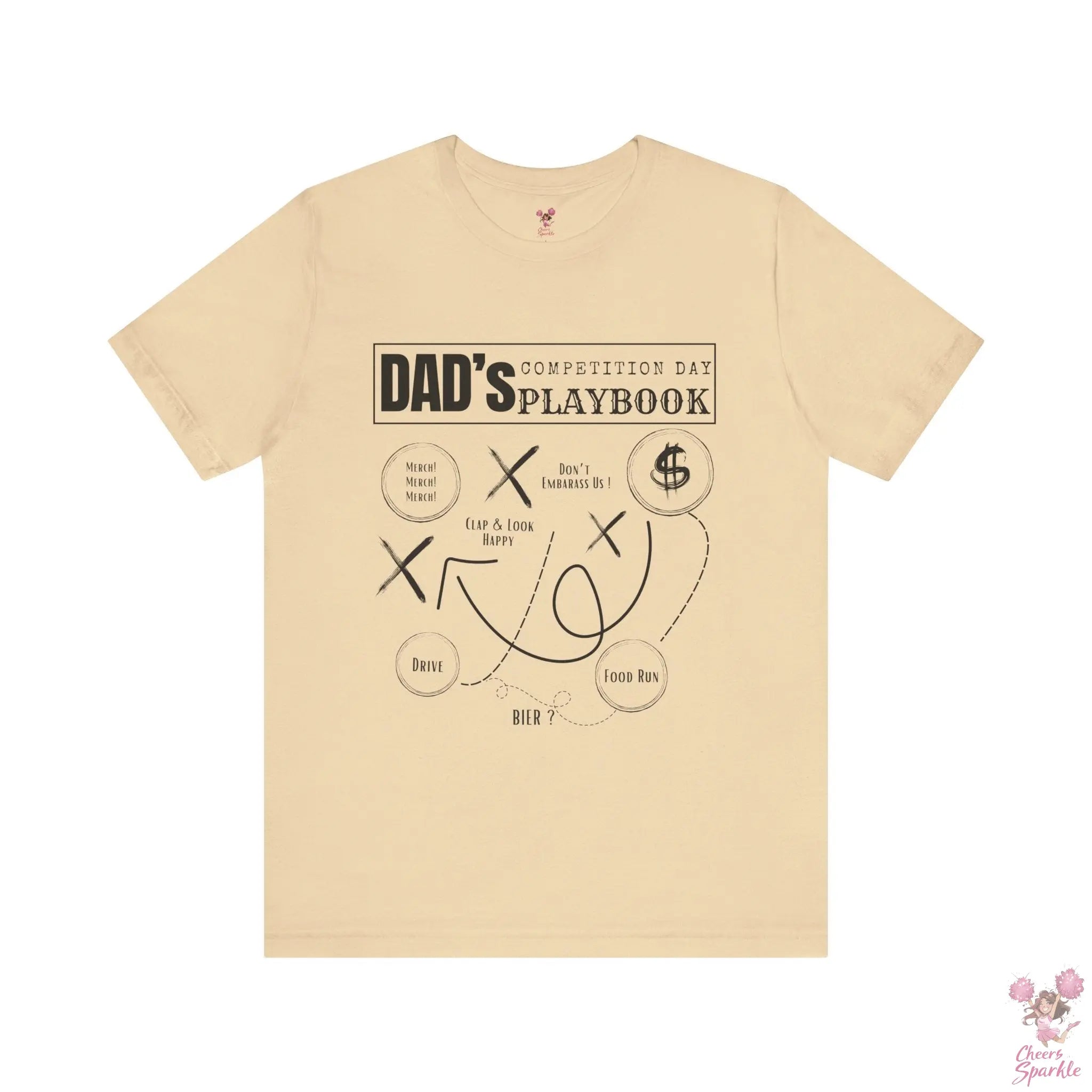 Cheer Dad T-Shirt for Game Day and Cheer Competition Printify
