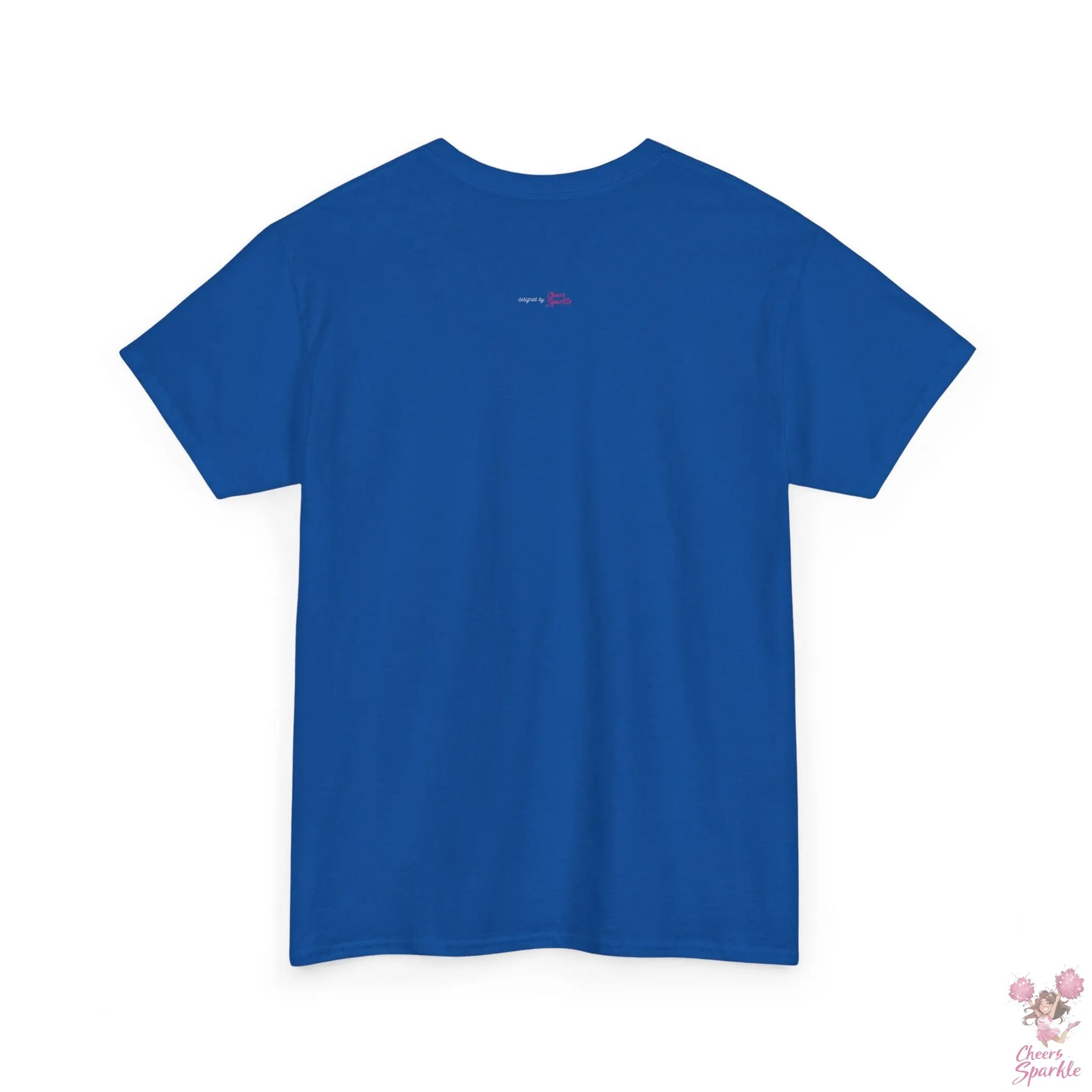 Heavy Cotton T-Shirt „Cheerleading Coach“ Cheers and Sparkle