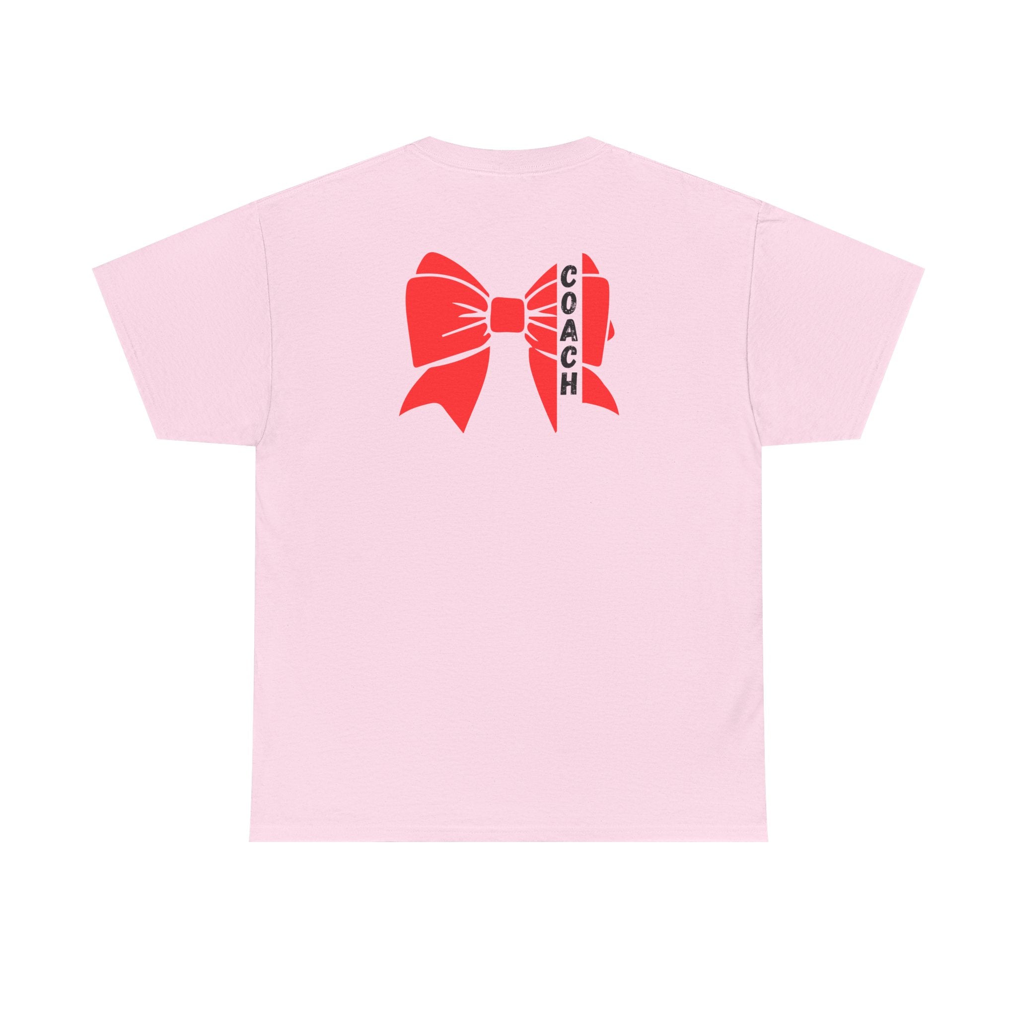 Cheer Coach T-Shirt mit Roter Bow