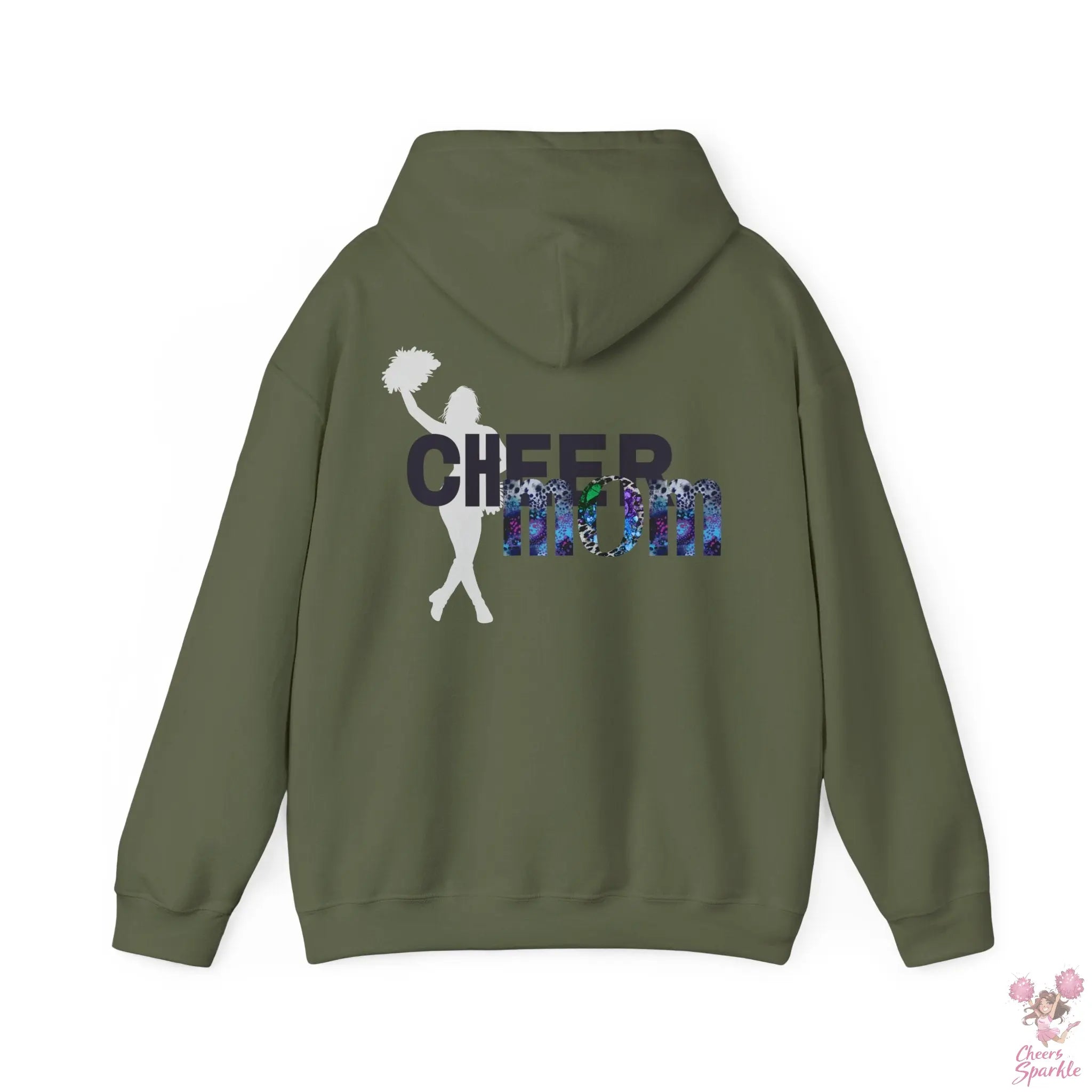 Cheer Mom Hoodie Cheers and Sparkle