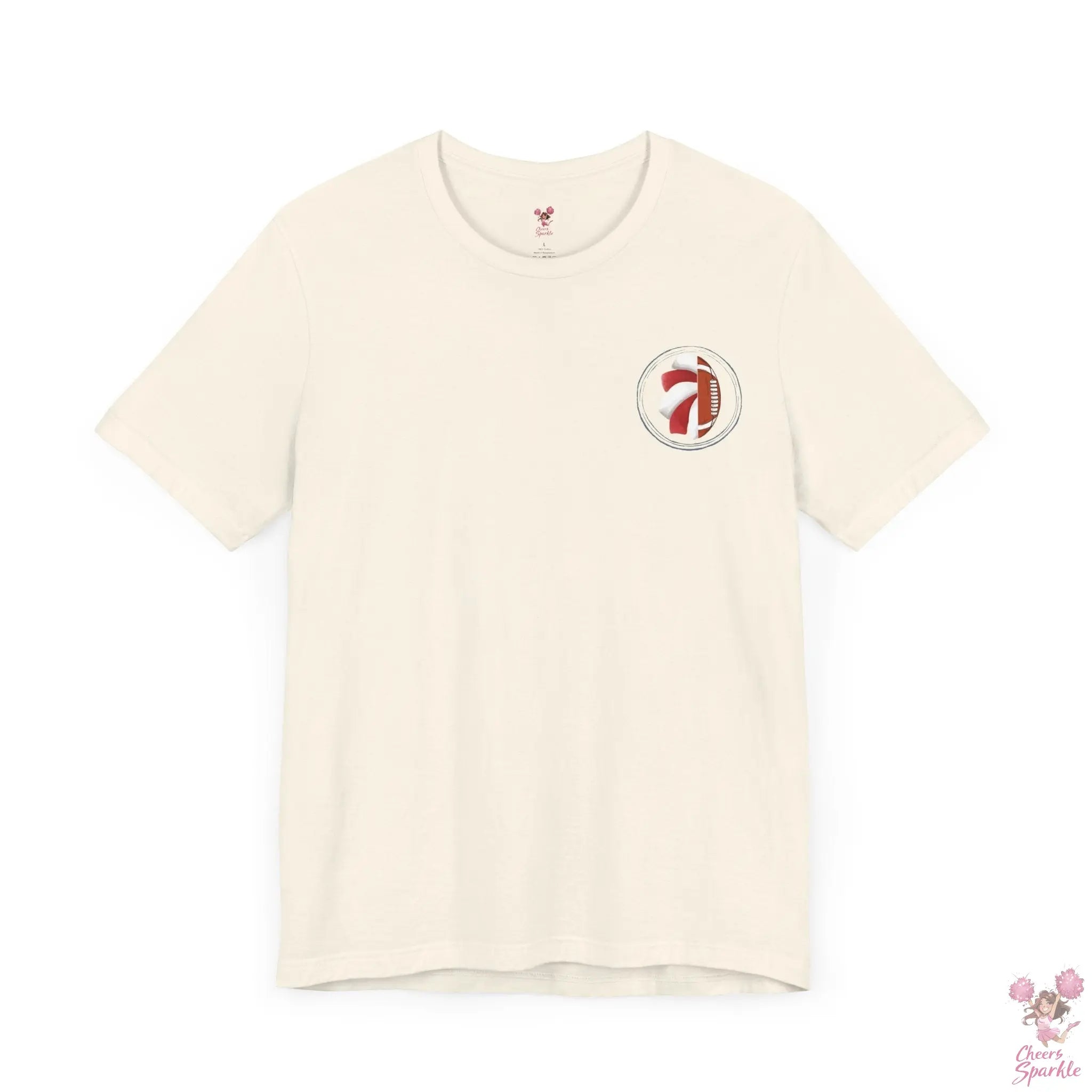 Mom T-Shirt "I Cheer for both Teams" Cheers and Sparkle