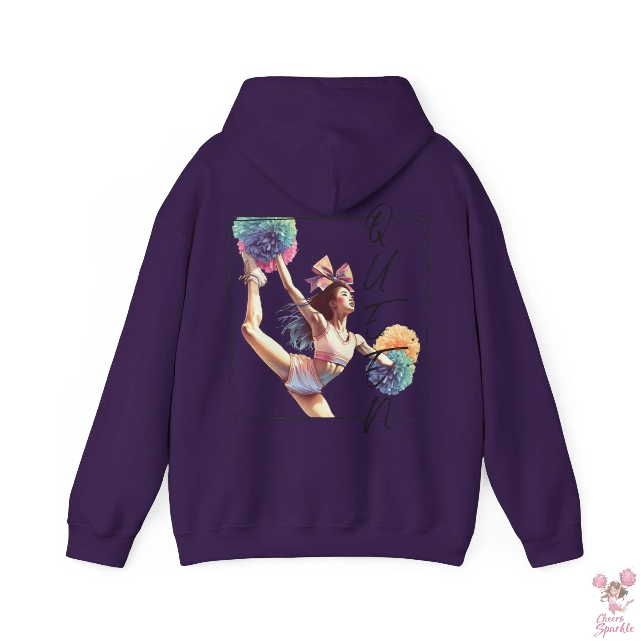 Stylische Cheerleader-Hoodie Cheers and Sparkle
