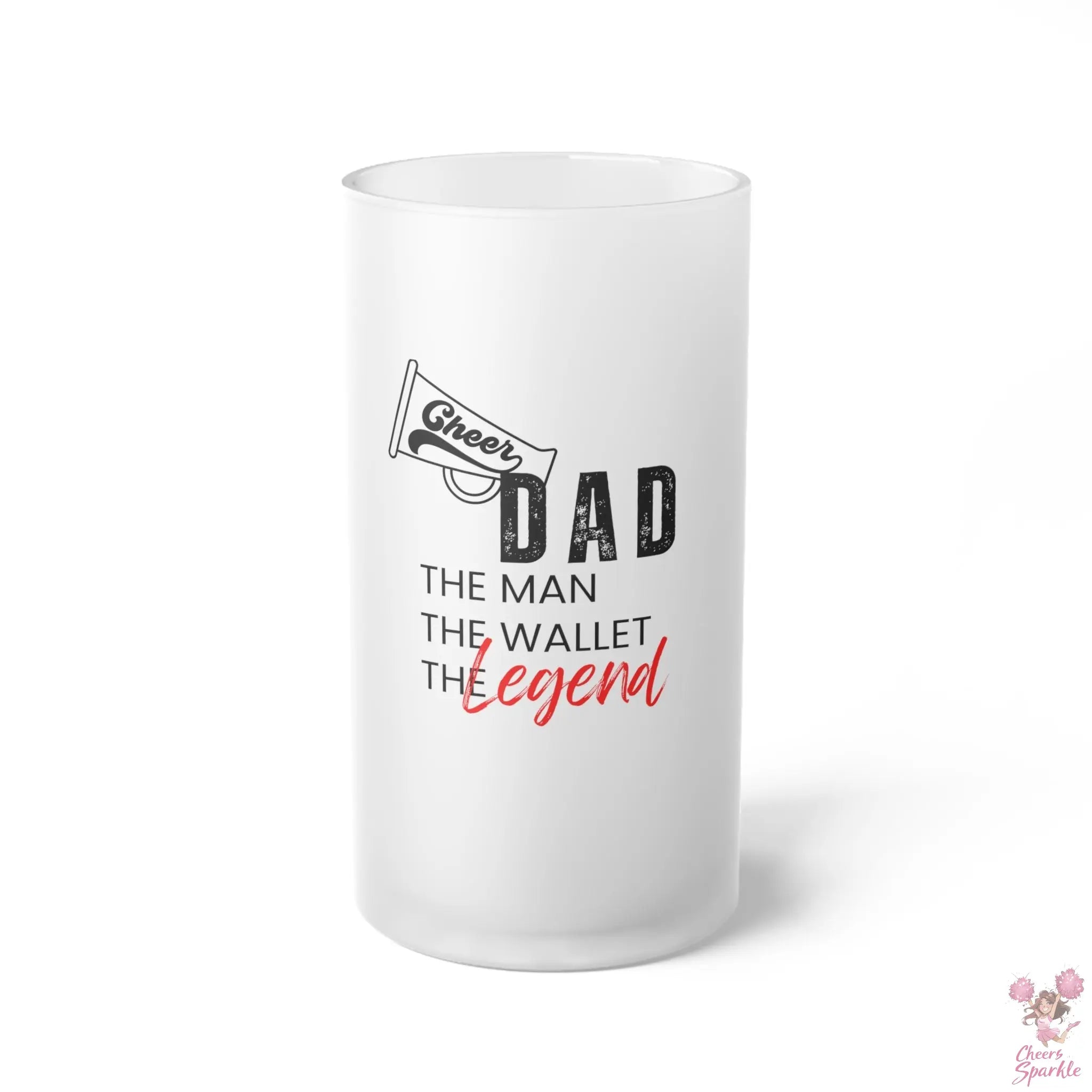 Bier Krug „Cheer Dad. The Man, The Wallet, The Legend“ Printify