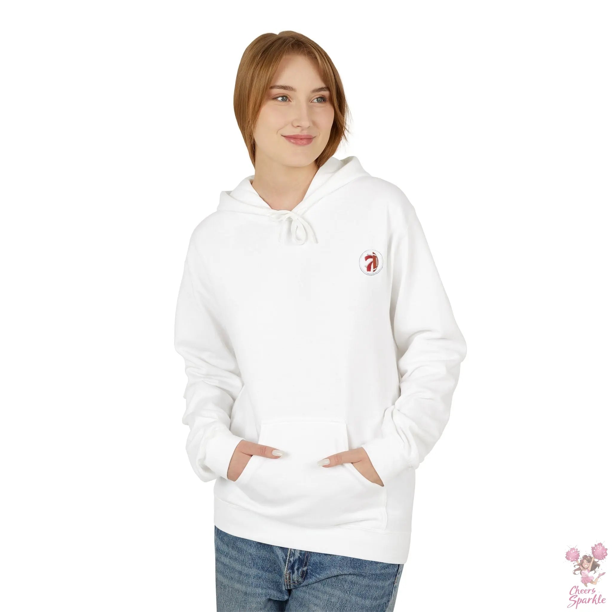 Hoodie - "I Cheer for Both Teams" Cheers and Sparkle