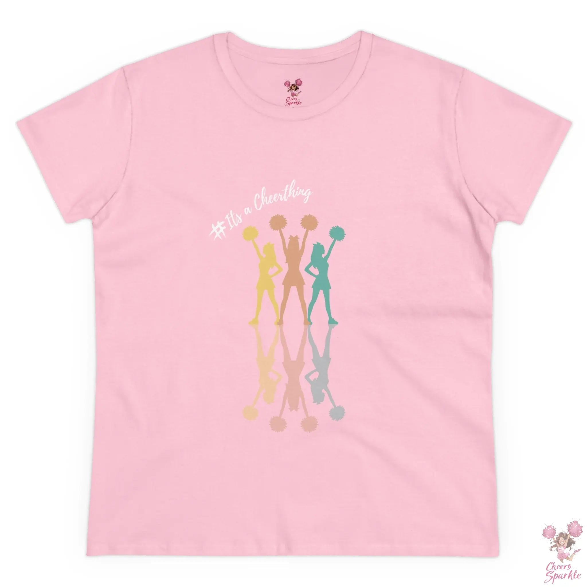Cheerleader Silhouette T-Shirt"#Its a Cheerthing" - Cheers and Sparkle