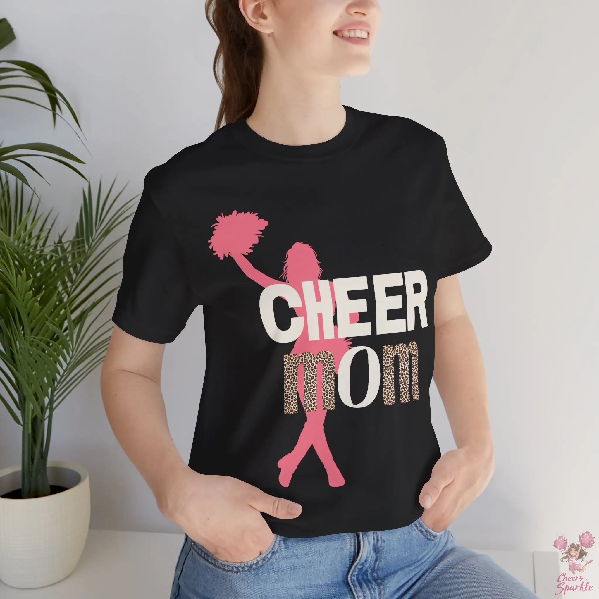 Cheer Mom T-Shirt Cheers and Sparkle