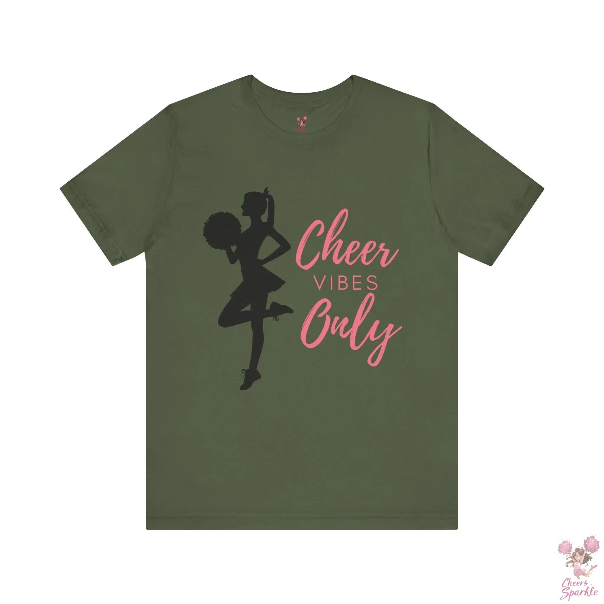 "Cheer Vibes Only" T-Shirt Cheers and Sparkle
