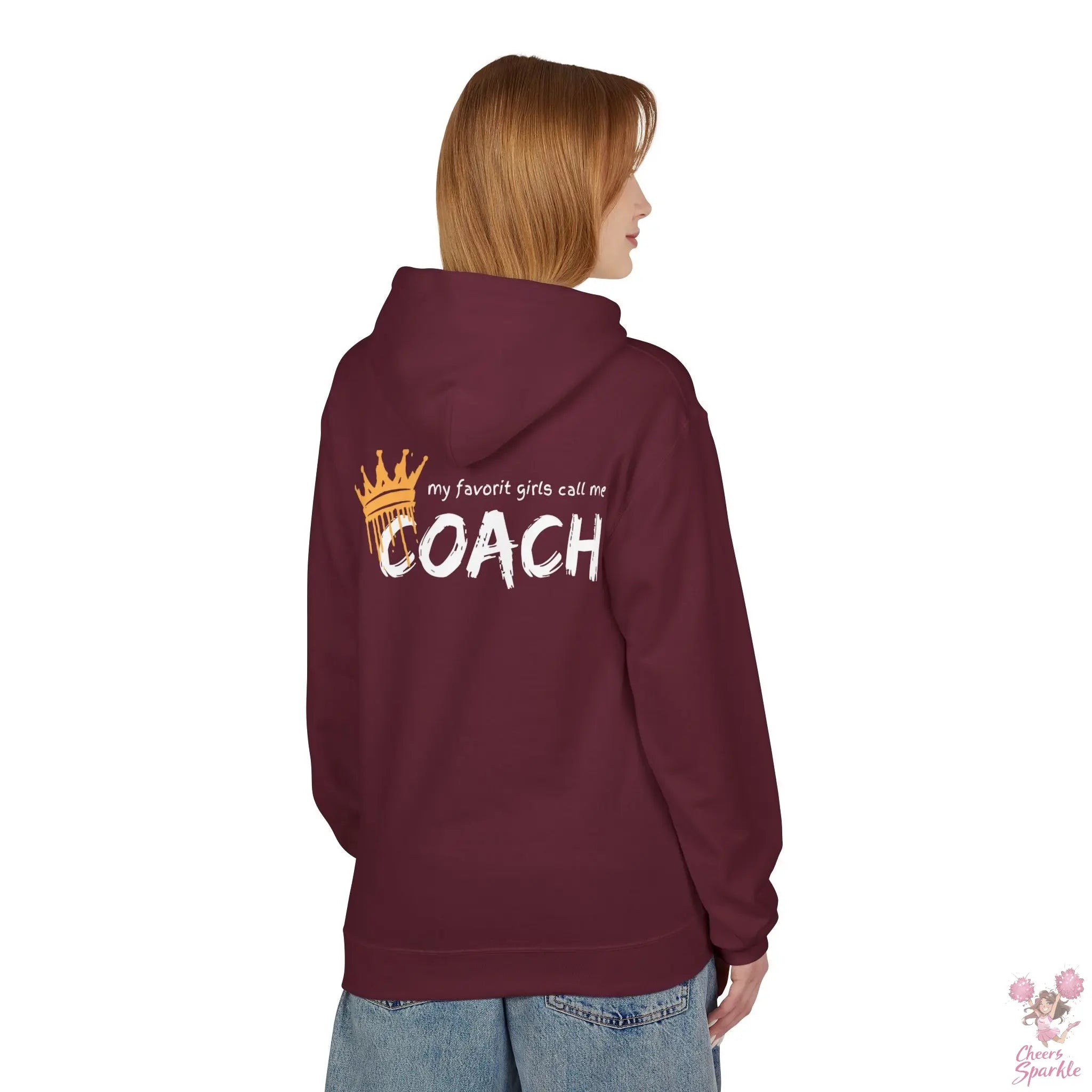 "All my favorit Girls call me Coach" Hoodie Cheers and Sparkle