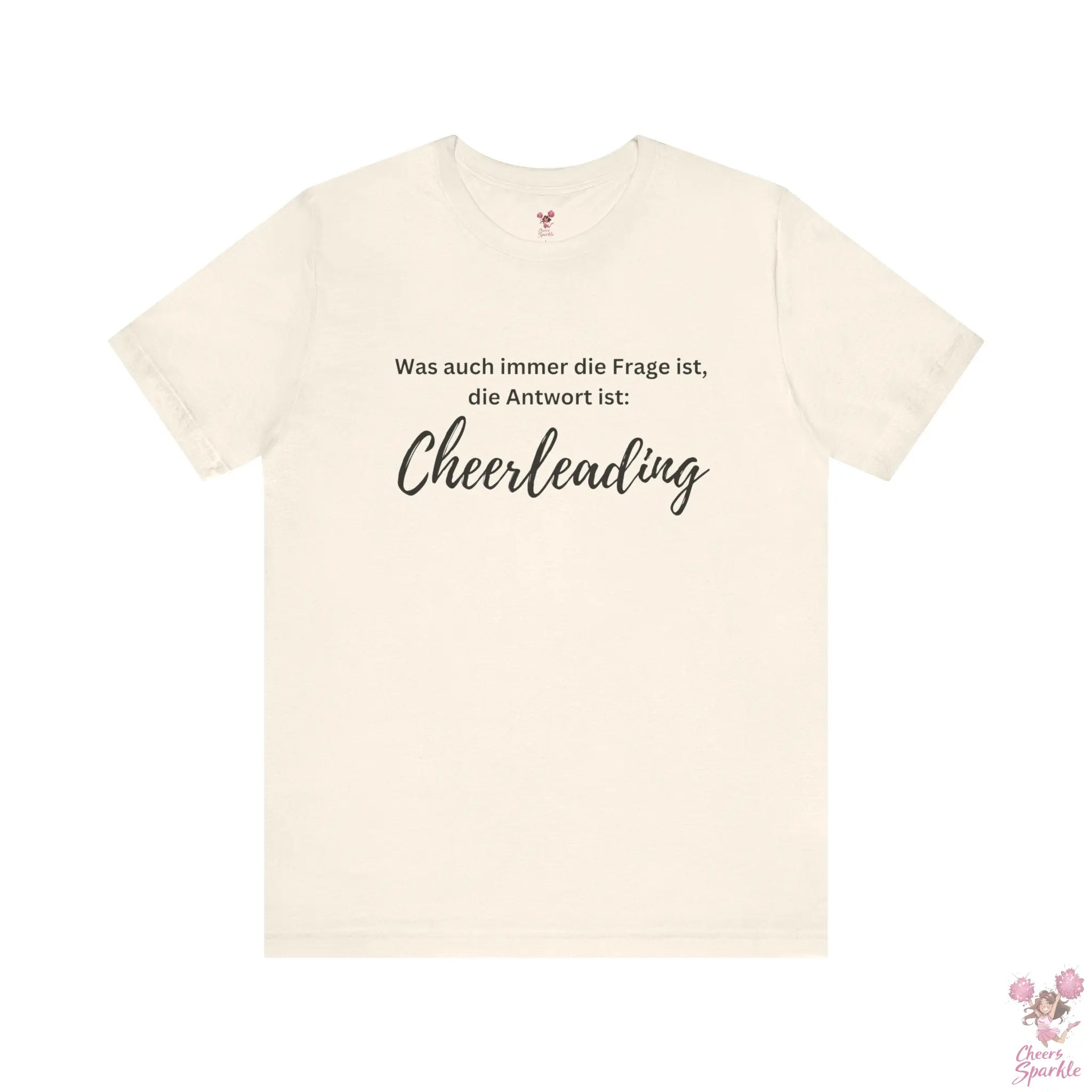 Tshirt - frecher Spruch für Cheerleader Cheers and Sparkle