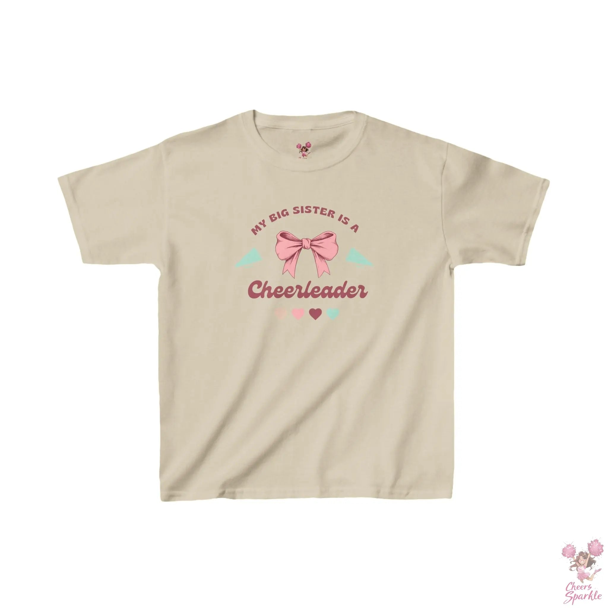 Kinder T-Shirt „My Big Sister is a Cheerleader“ - Cheers and Sparkle