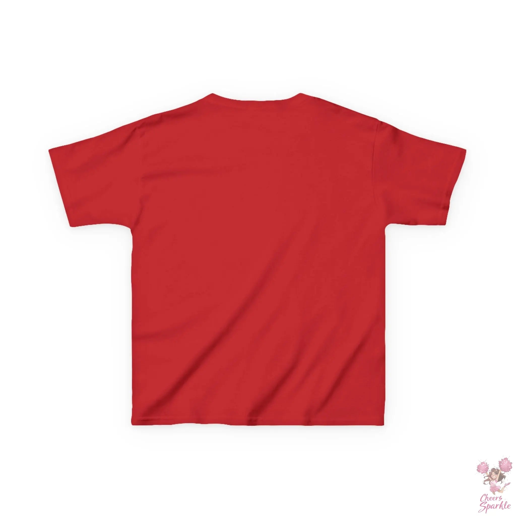 Kids T-Shirt mit einer Silhouette einer Cheerleaderin Printify