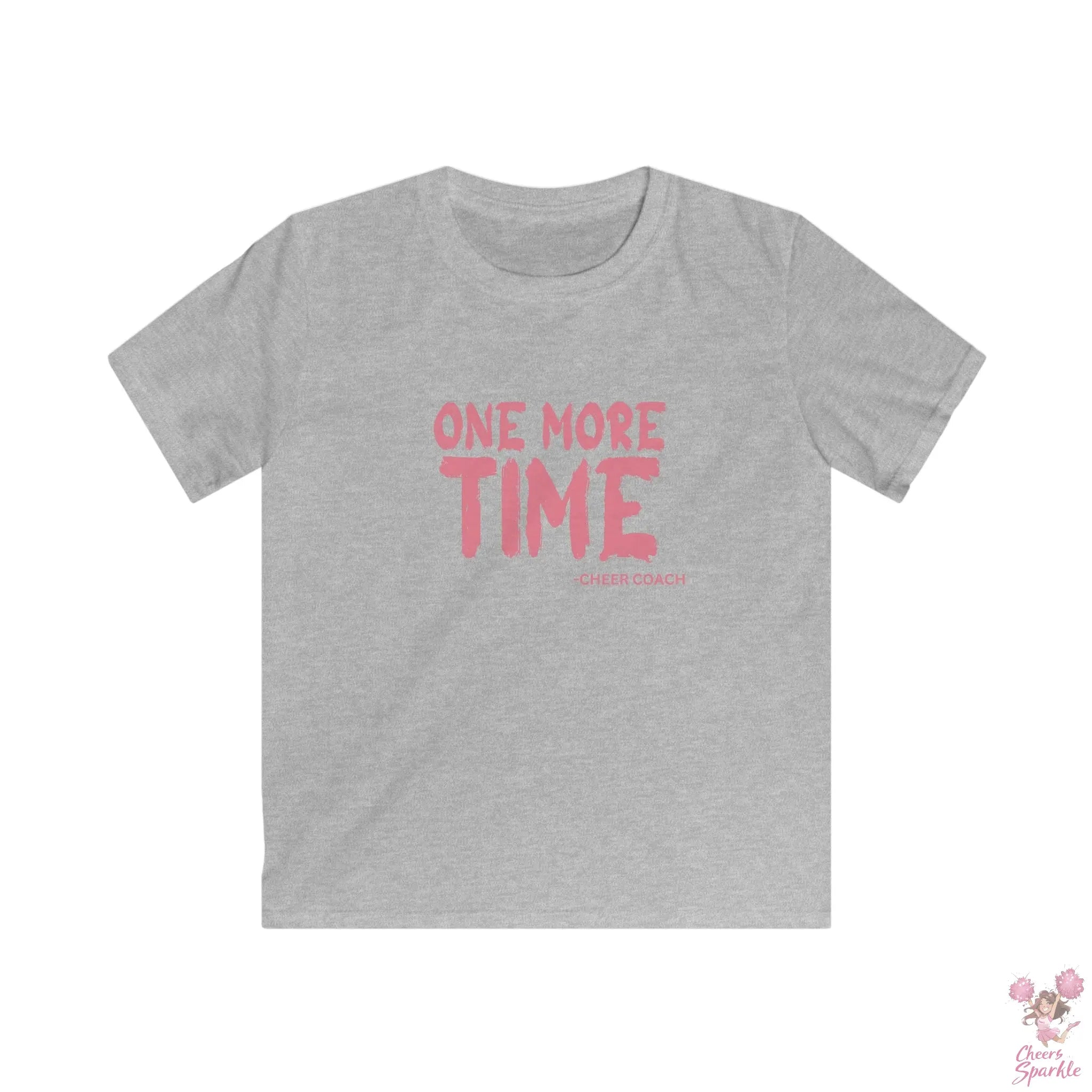 Kids T-Shirt „ONE MORE TIME - CHEER COACH“ Printify