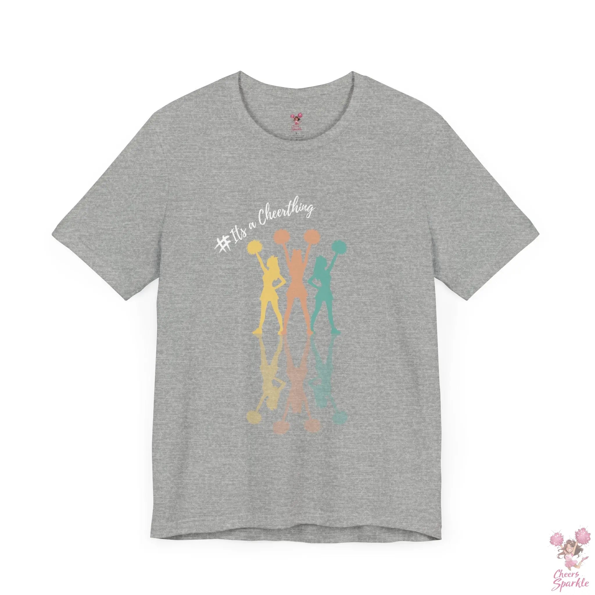 Cheerleader Silhouettes T-Shirt"#Its a Cheerthing" Cheers and Sparkle