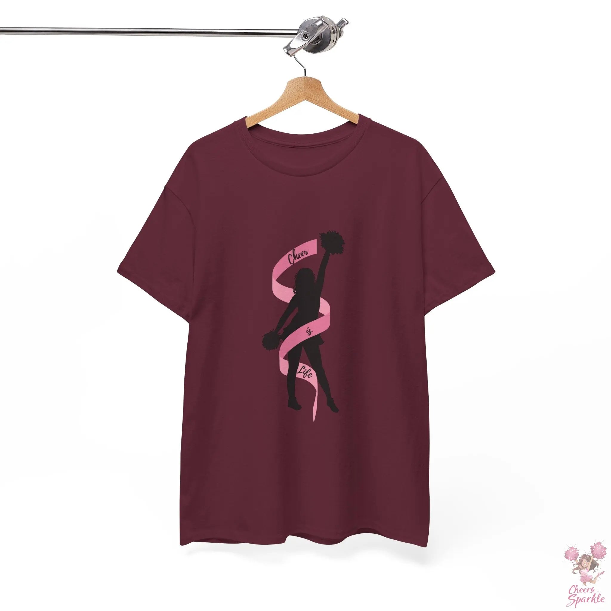 Heavy Cotton T-Shirt „Cheer is Life“ Printify