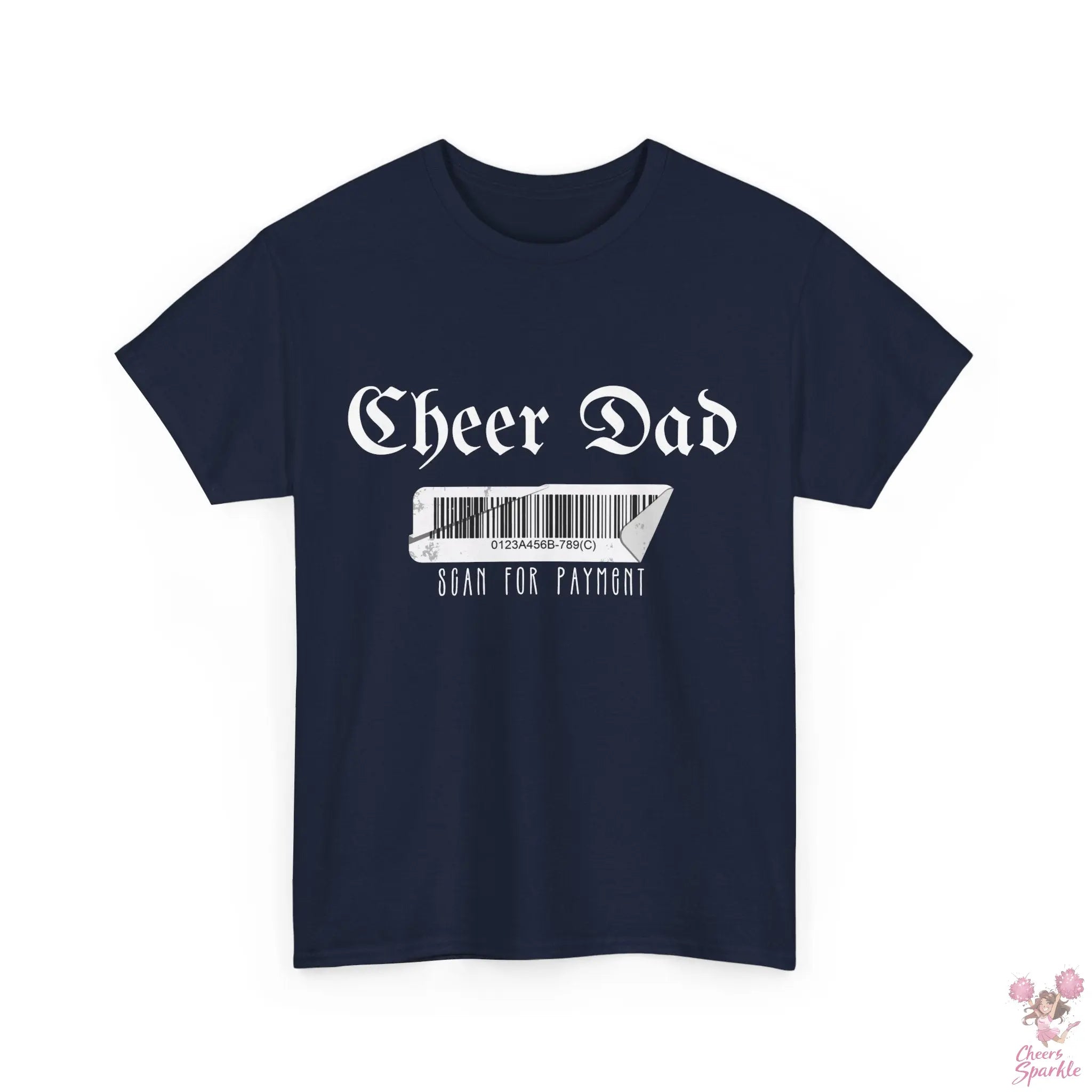 Cheer Dad Heavy Cotton T-Shirt Printify