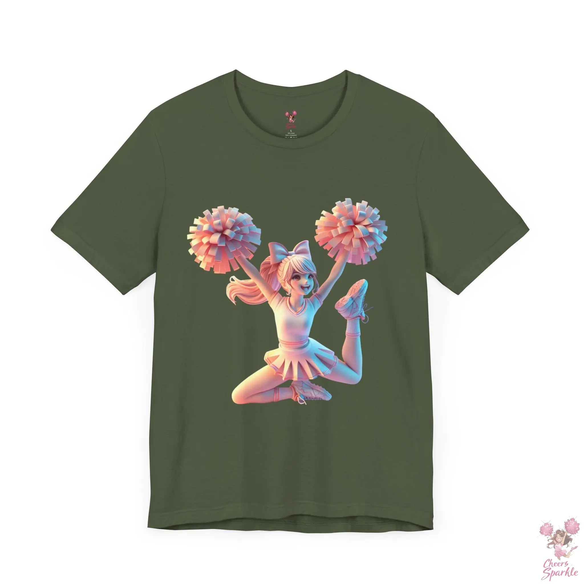 Lebendiger 3D-Druck eines Cheerleaders - Unisex - Cheers and Sparkle