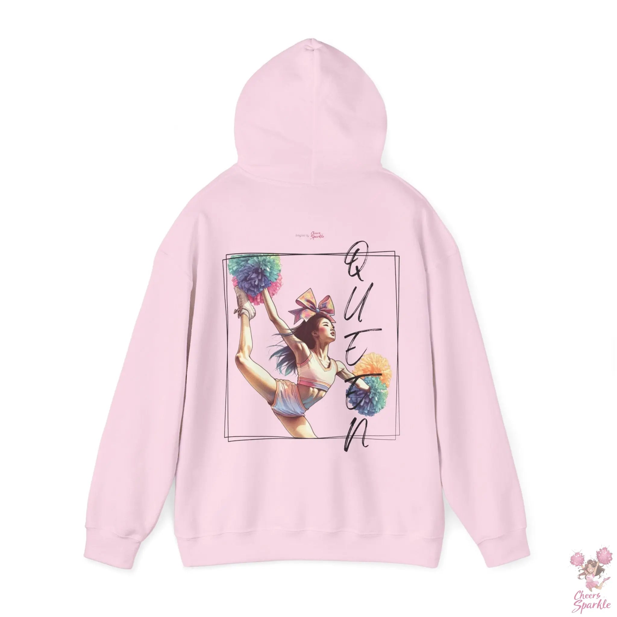 Stylische Cheerleader-Hoodie Cheers and Sparkle