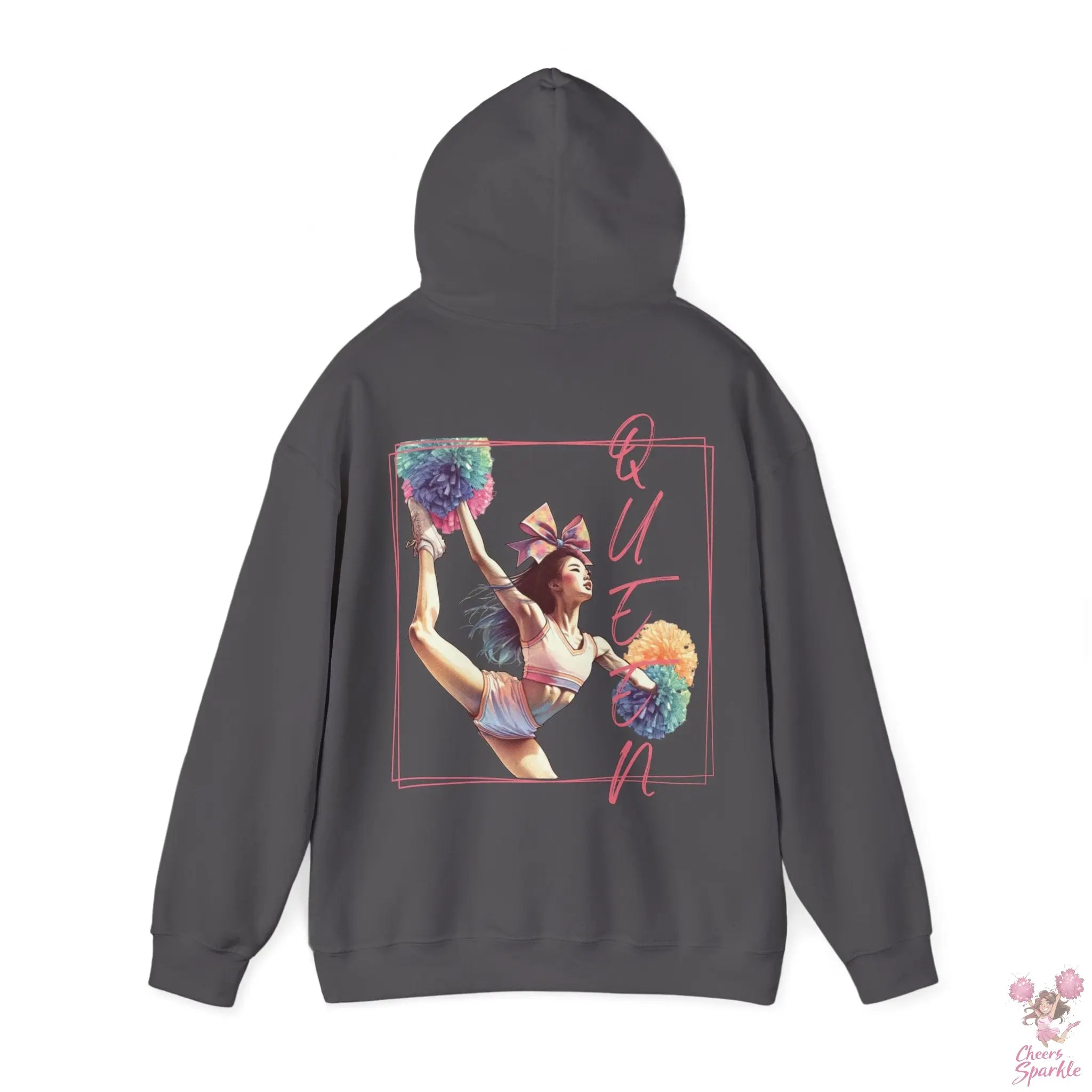 Stylische Cheerleader-Hoodie Cheers and Sparkle