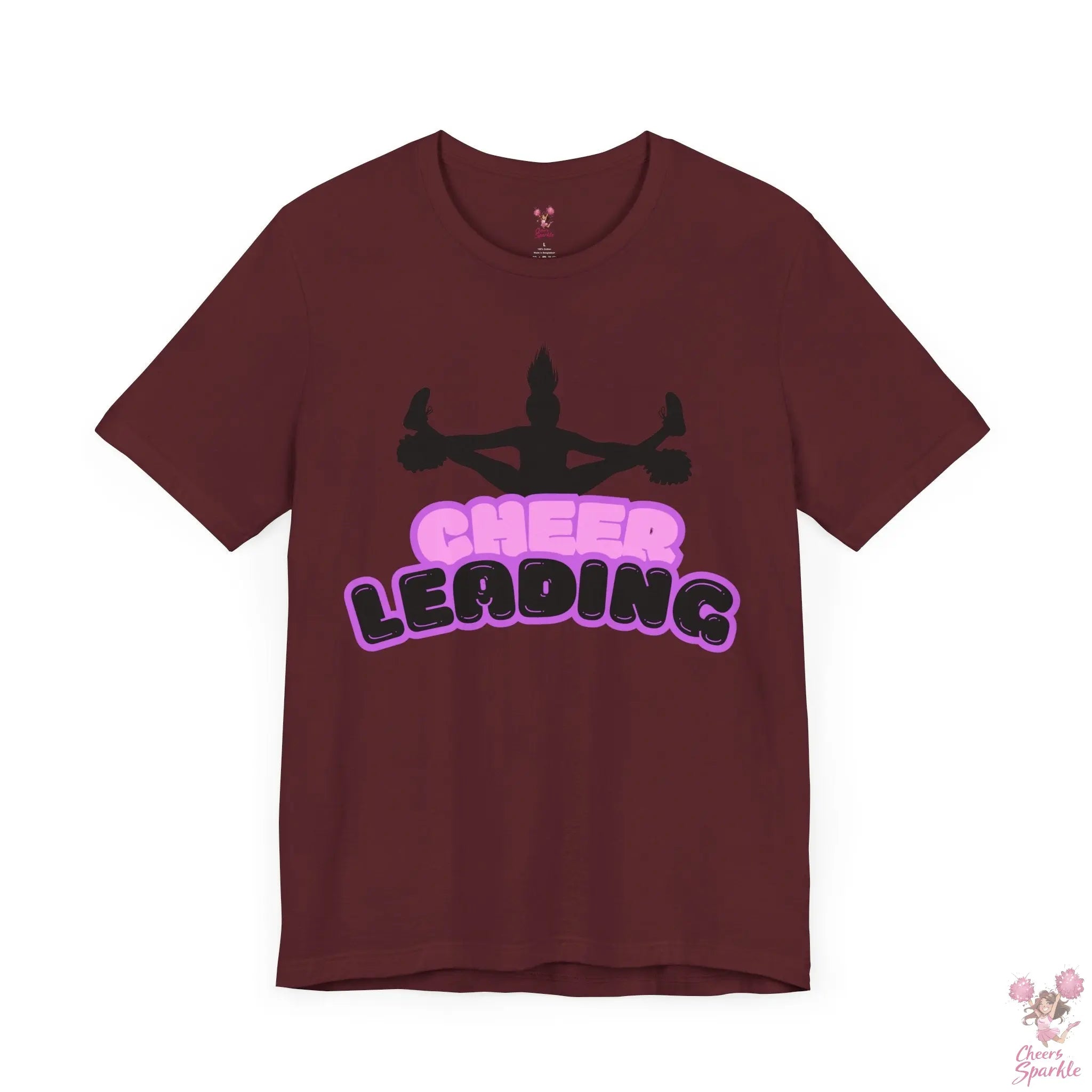 Cheerleader T-Shirt Flyer Motiv Cheers and Sparkle