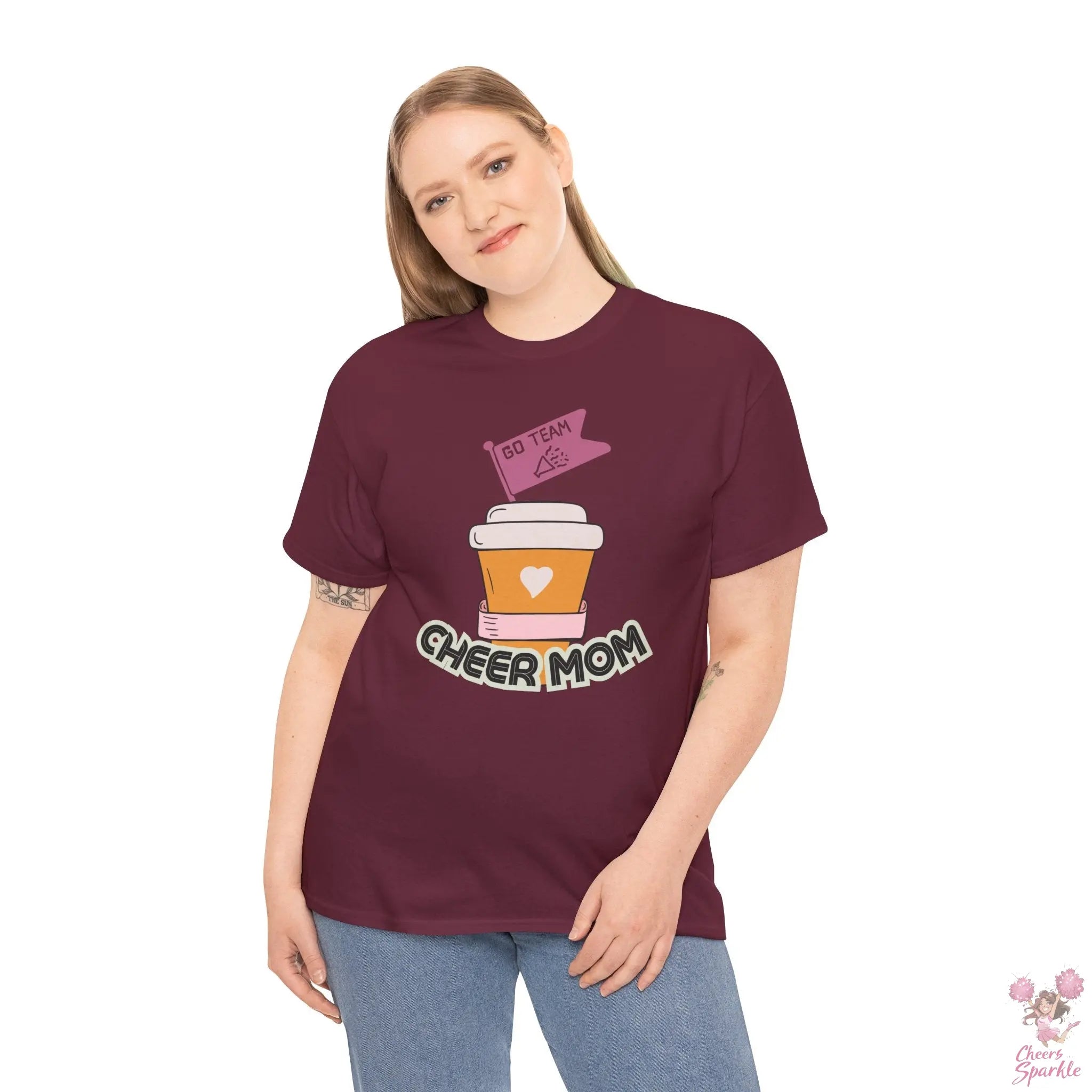 Cheer Mom T-Shirt Printify