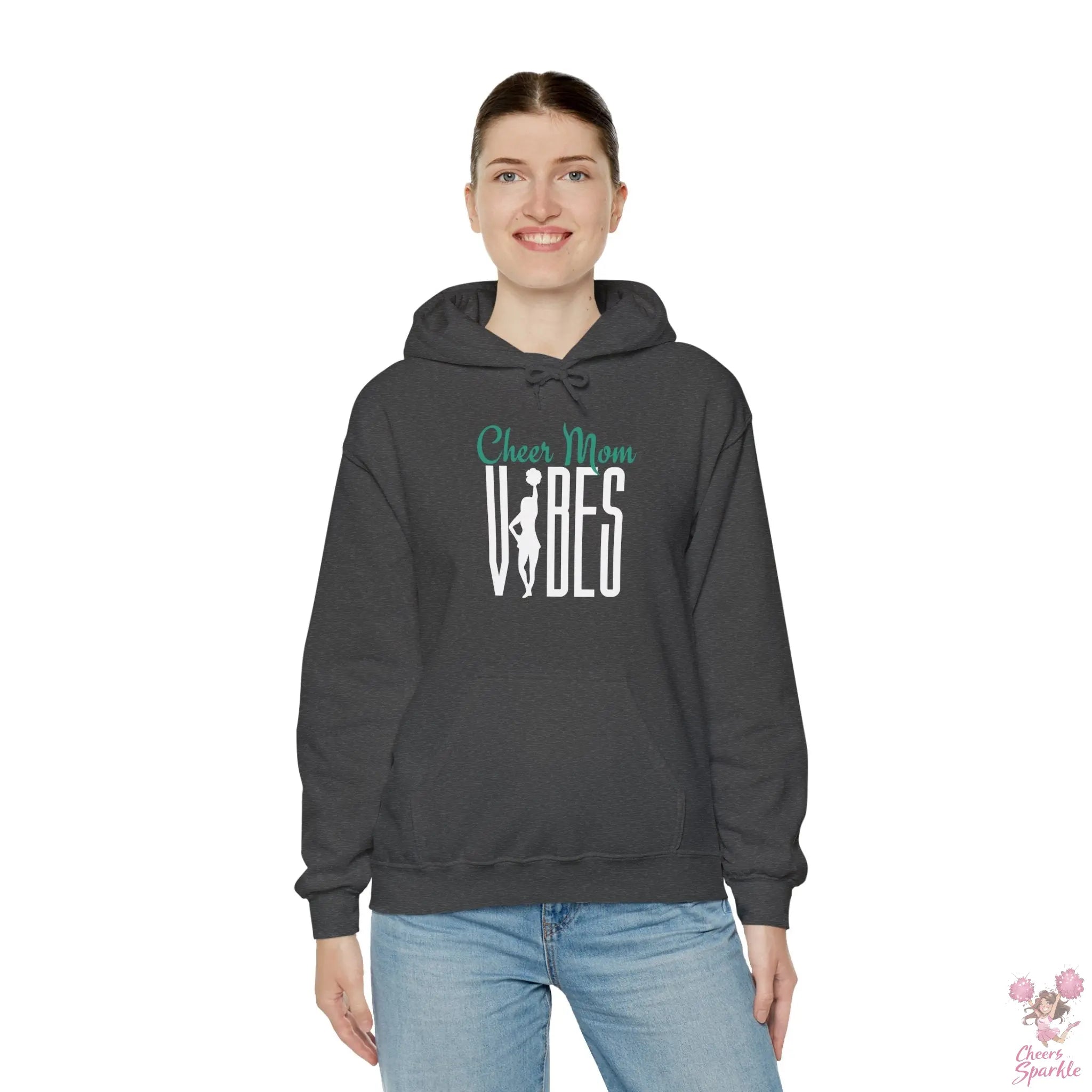 Hoodie „Cheer Mom Vibes“ Printify