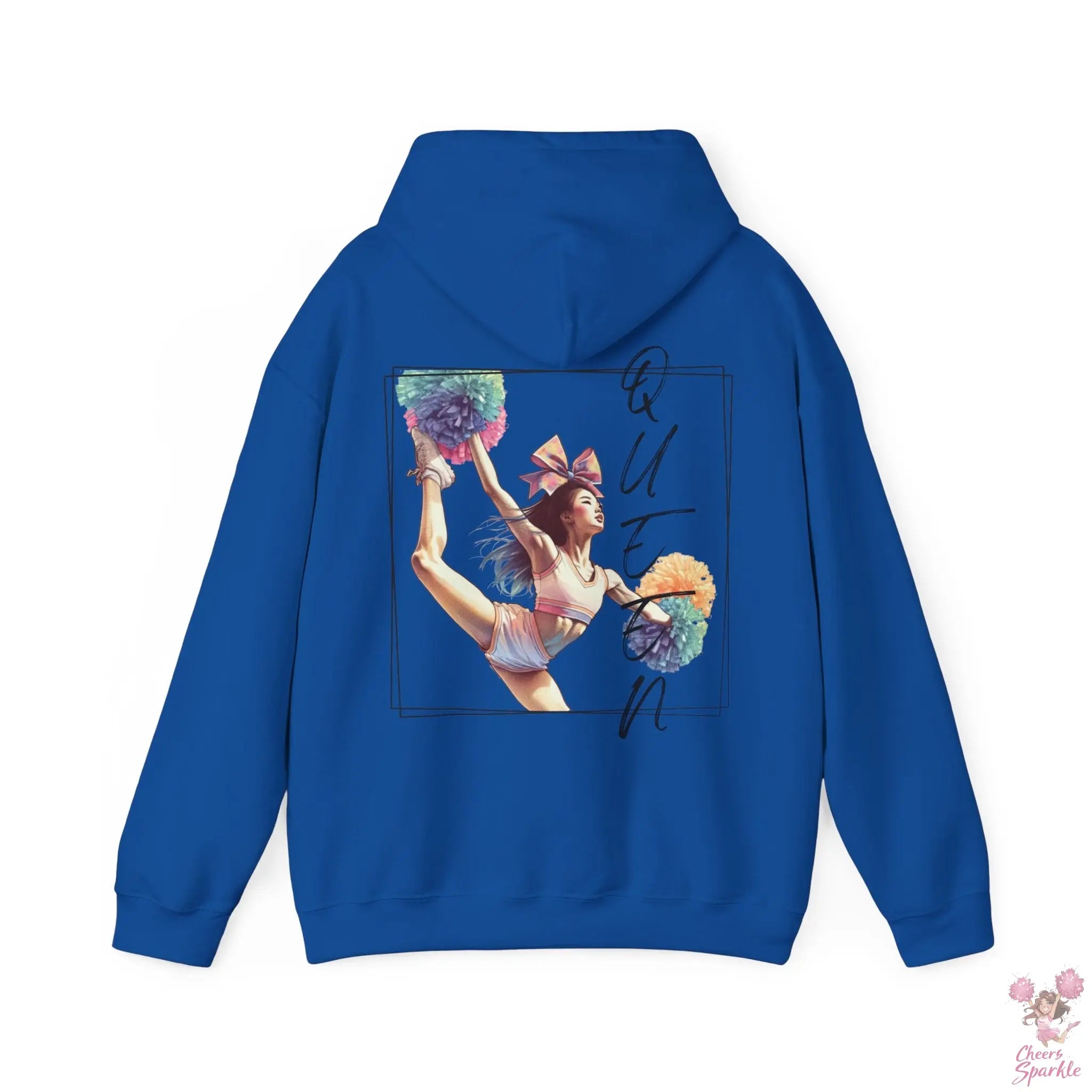 Stylische Cheerleader-Hoodie Cheers and Sparkle
